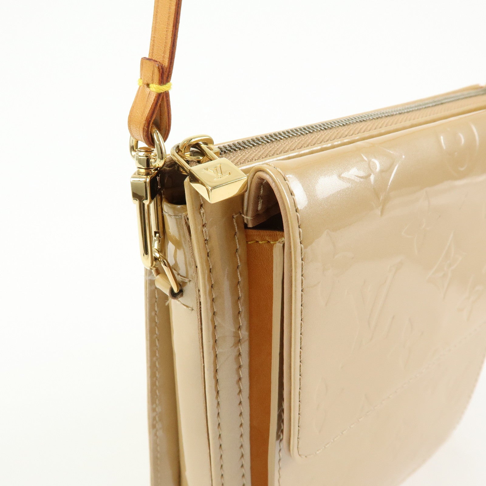 Louis Vuitton Monogram Vernis Motte Shoulder Bag Noisette M91337