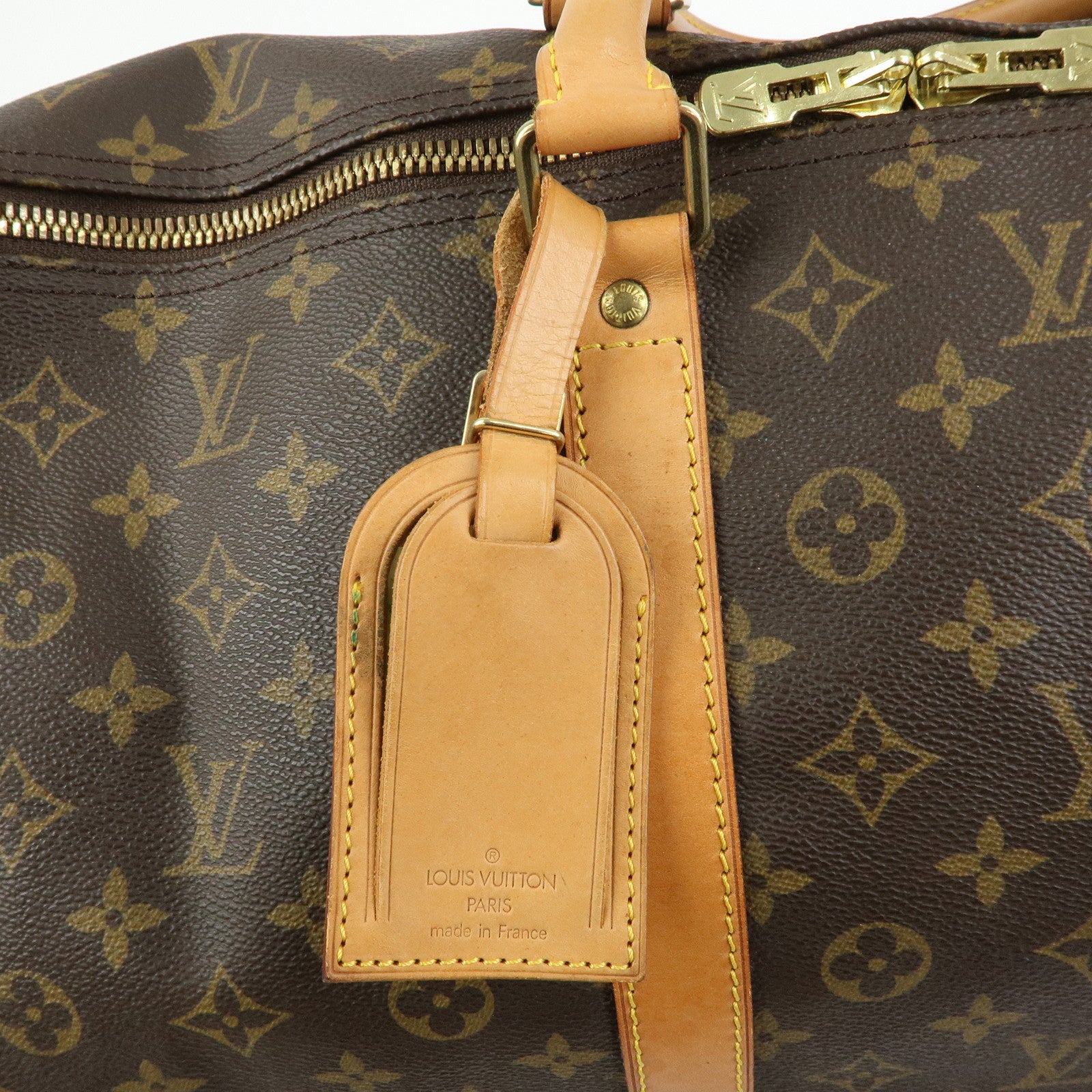 Louis Vuitton Monogram Keep All Bandouliere 60 Boston Bag M41412