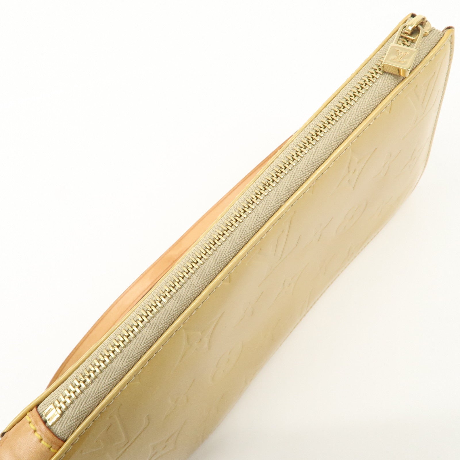 Louis Vuitton Monogram Vernis Lexington Accessoires Pouch Beige M91010 Used