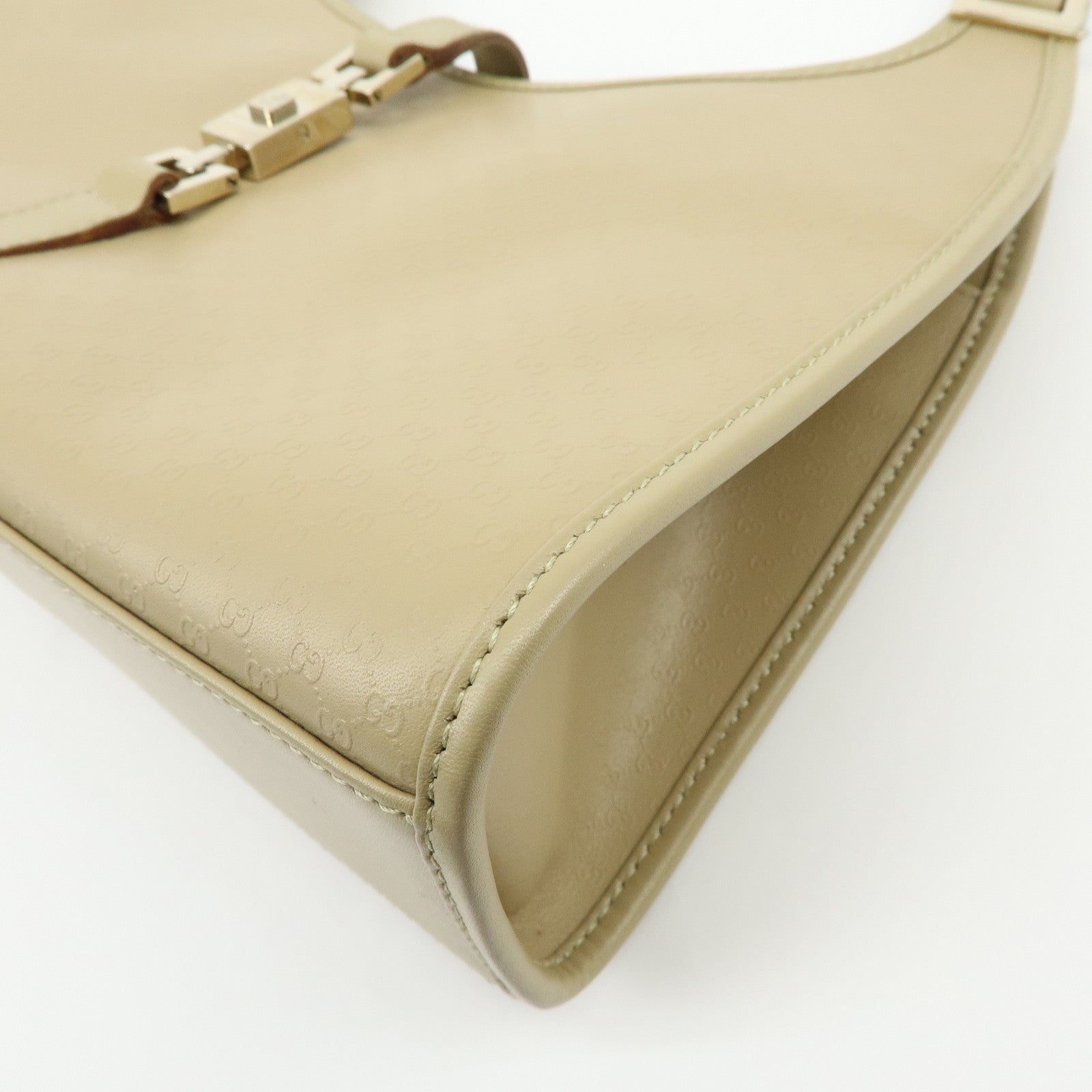 GUCCI Jackie Microguccissima Leather Shoulder Bag Hand Bag 002.1068