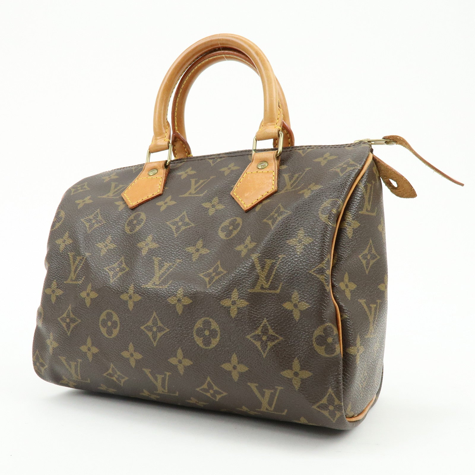Louis Vuitton Monogram Speedy 25 Boston Bag Hand Bag Brown M41528