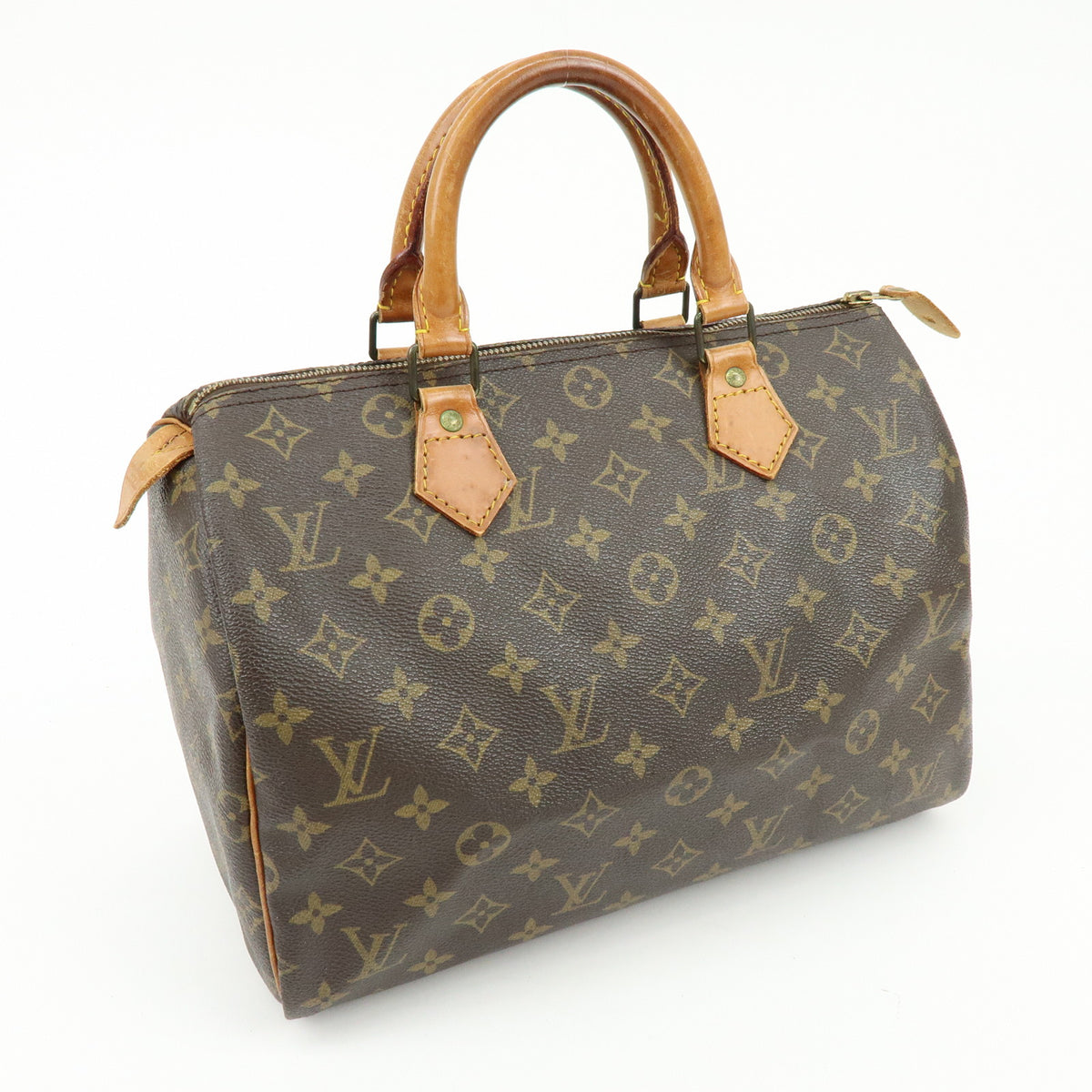 Louis Vuitton Monogram Speedy 30 Boston Bag Hand Bag Brown M41526