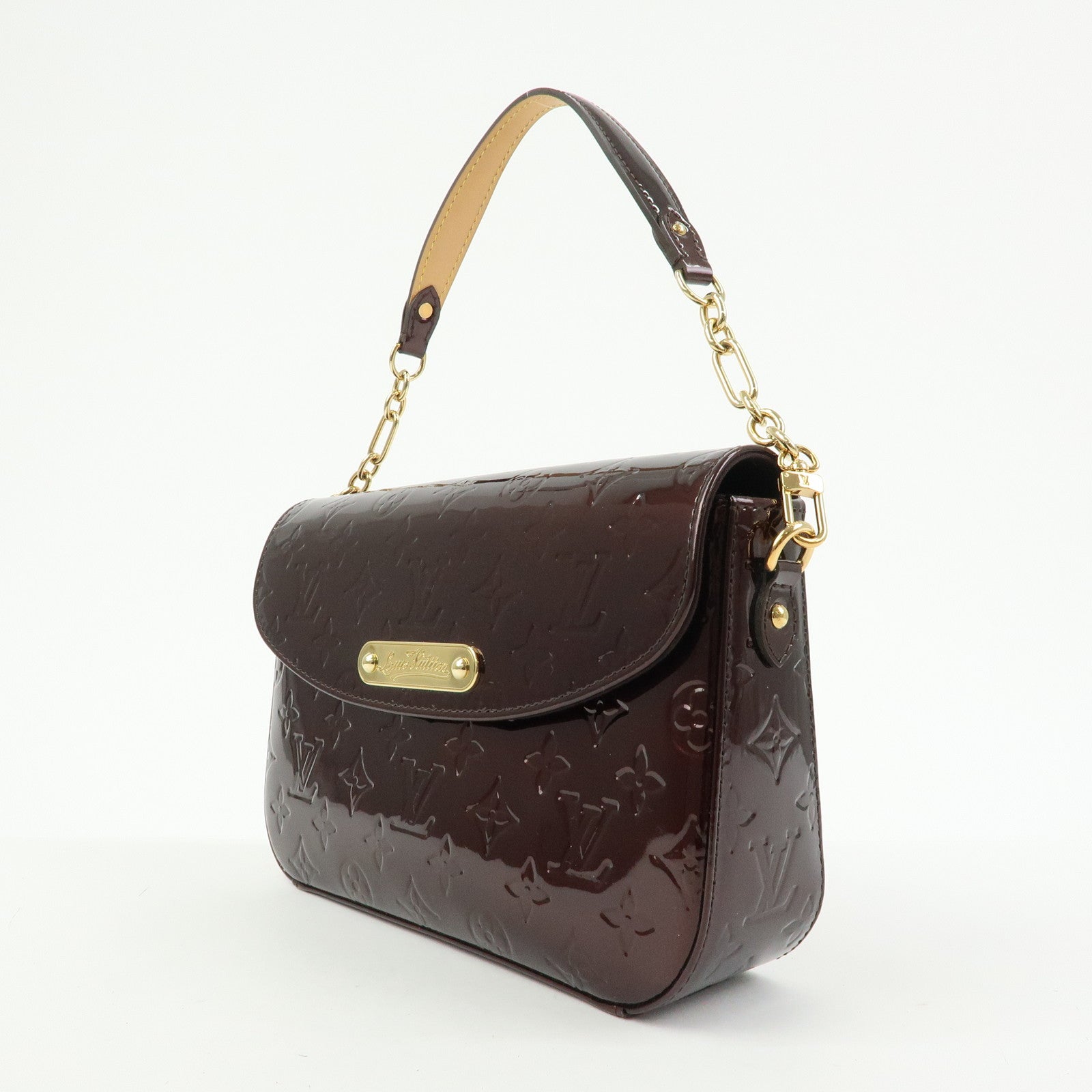 Louis Vuitton Vernis Rodeo Drive Hand Bag Amarante M93598