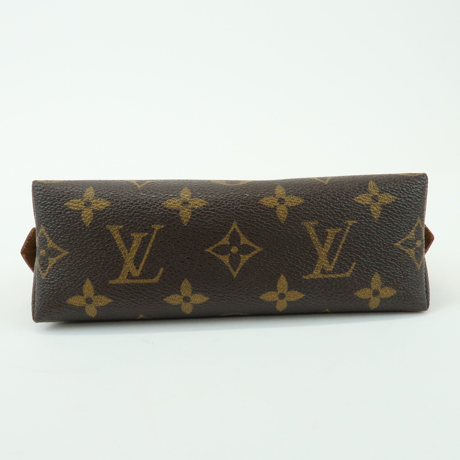 Louis Vuitton Monogram Pochette Cosmetic PM Pouch Brown M47515