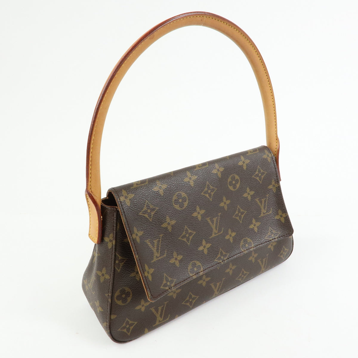 Louis Vuitton Monogram Mini Looping Shoulder Bag Brown M51147