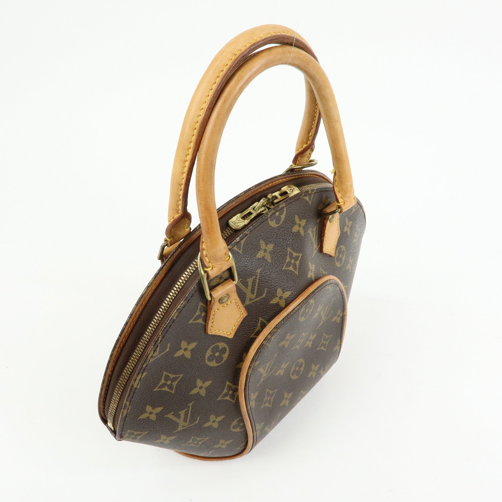 Louis Vuitton Monogram Canvas Ellipse PM Hand Bag Brown M51127