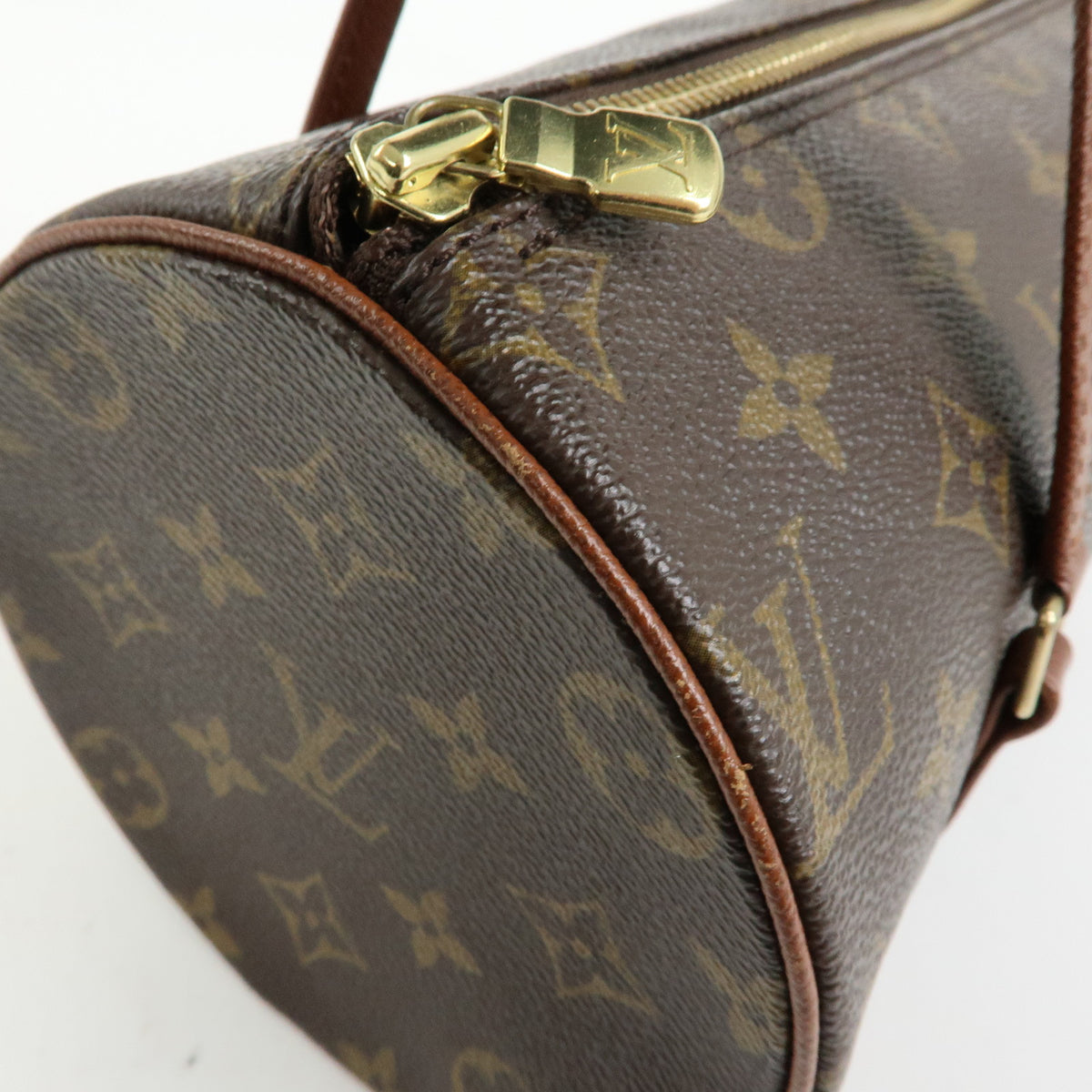 Louis Vuitton Monogram Papillon 26 Hand Bag Brown M51366