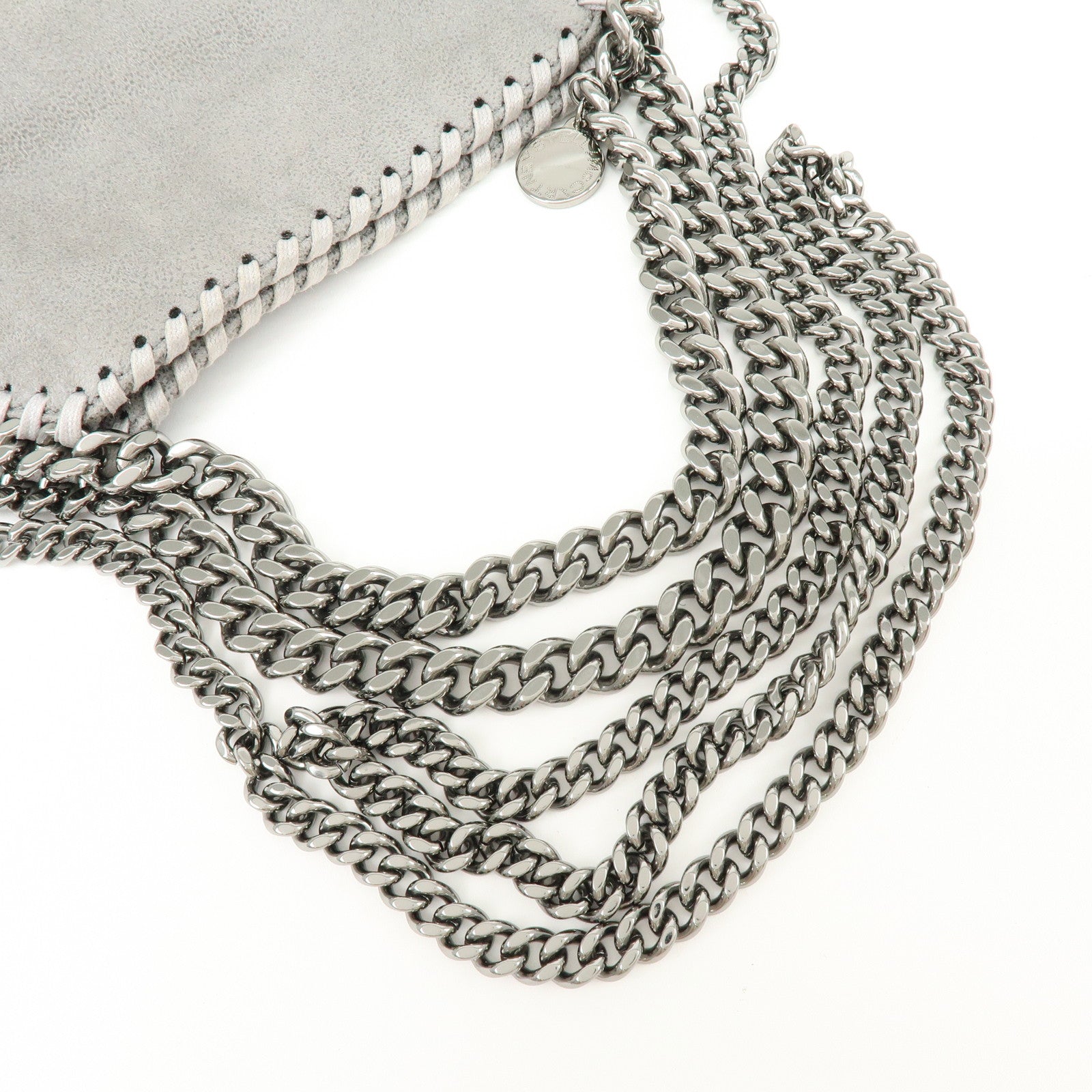 STELLA MCCARTNEY Falabella Faux Leather 2Way Bag Grey 371223