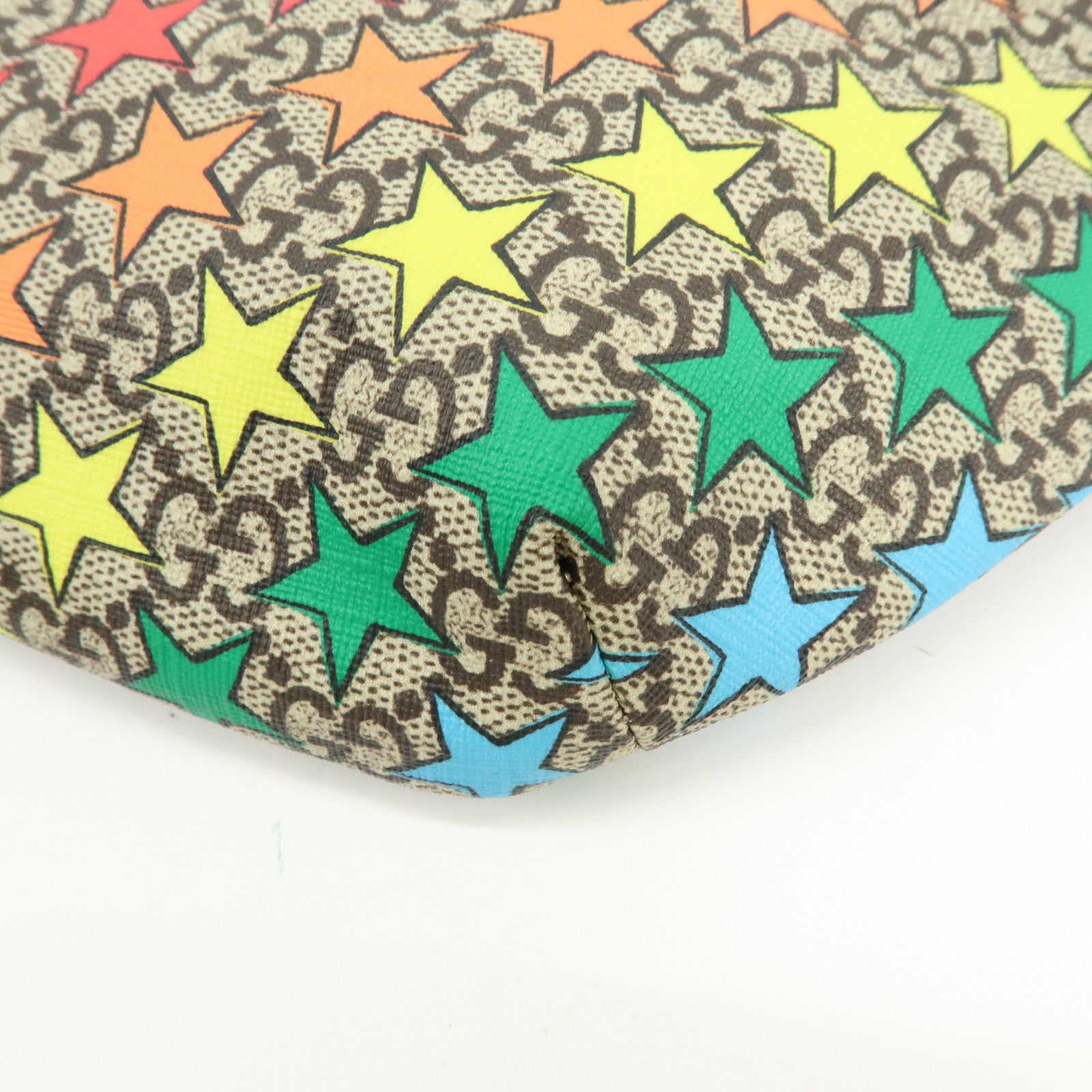GUCCI Children's GG Supreme Body Waist Bag Multicolor Star Motif 502095