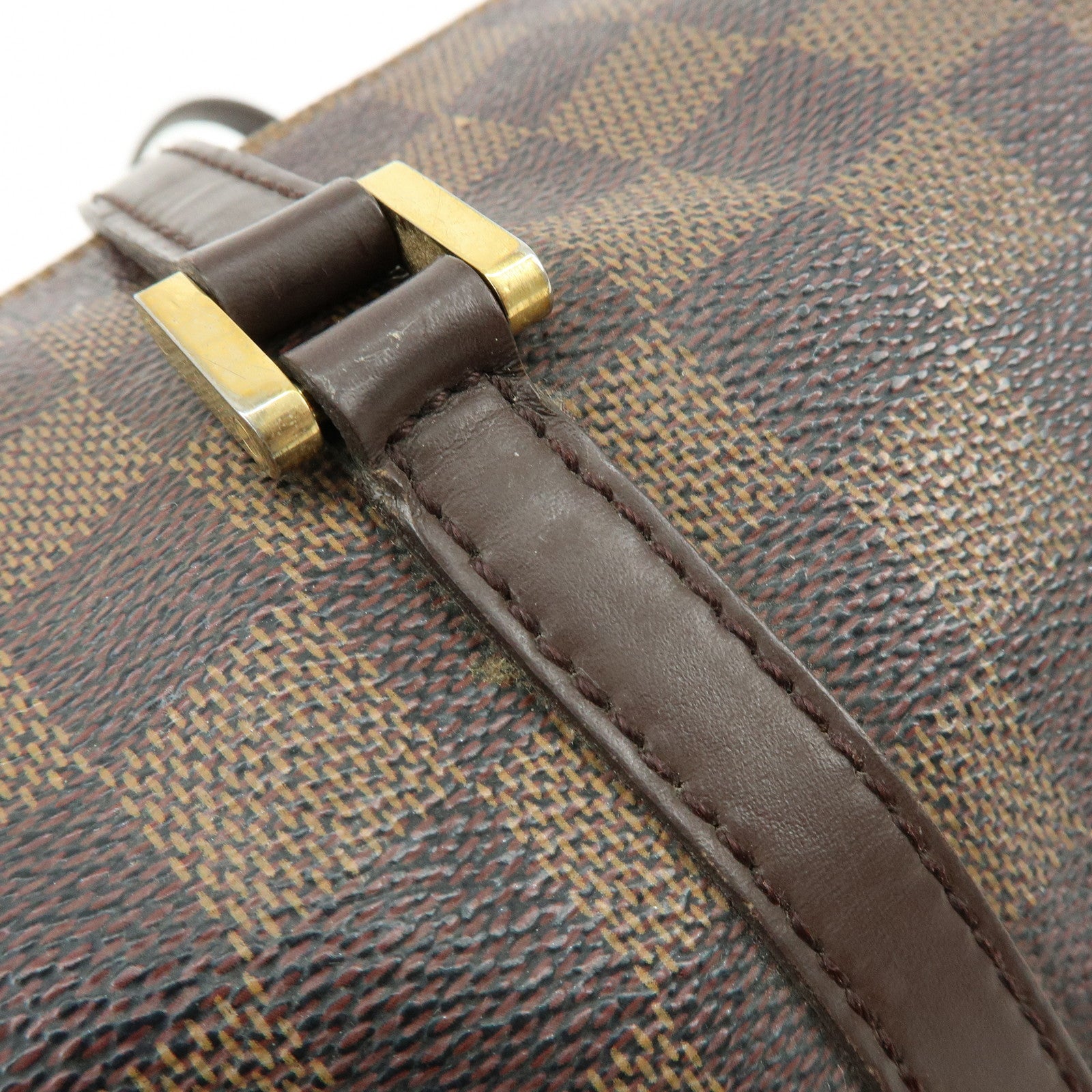 Louis Vuitton Damier Ebene Papillon 30 Hand Bag Brown N51303