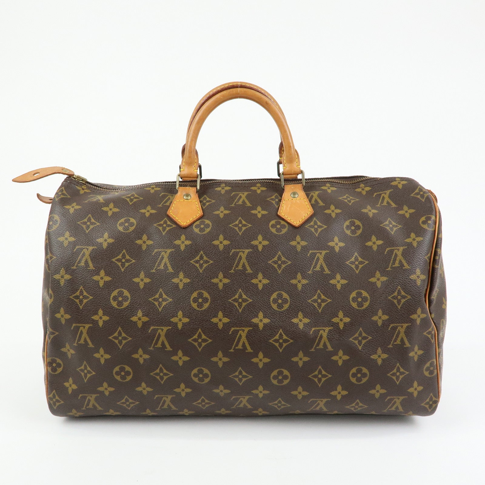 Louis Vuitton Monogram Speedy 40 Boston Bag Hand Bag Brown M41106