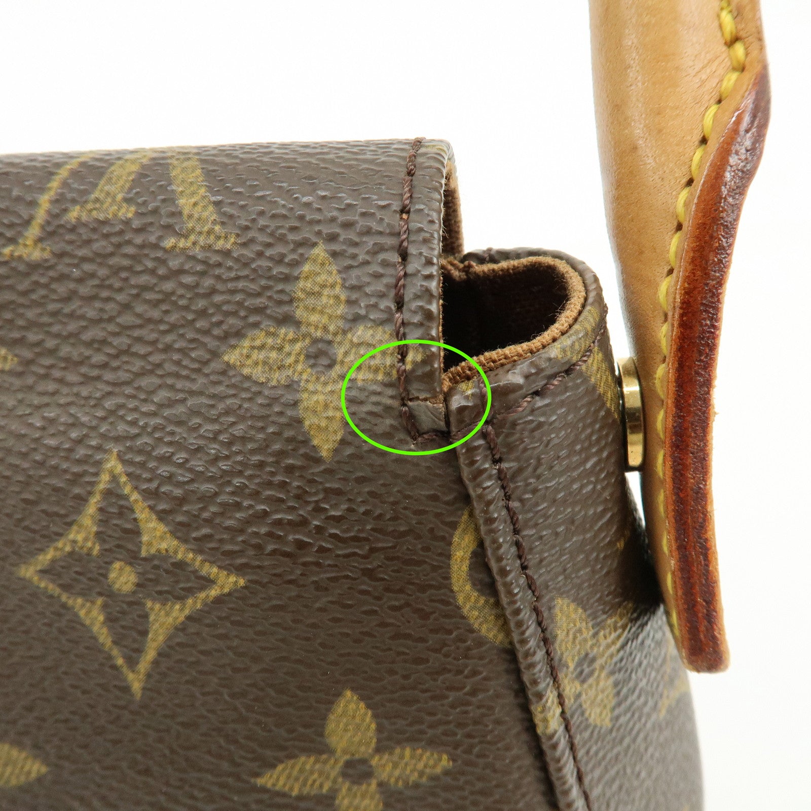 Louis Vuitton Monogram Mini Looping Shoulder Bag Brown M51147