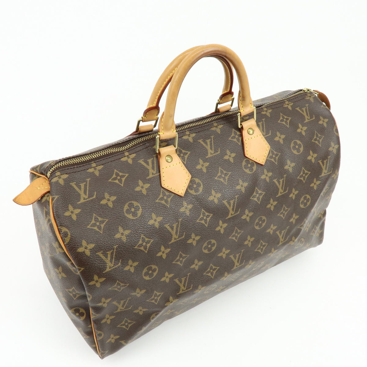 Louis Vuitton Monogram Speedy 40 Hand Bag Boston Bag Brown M41522