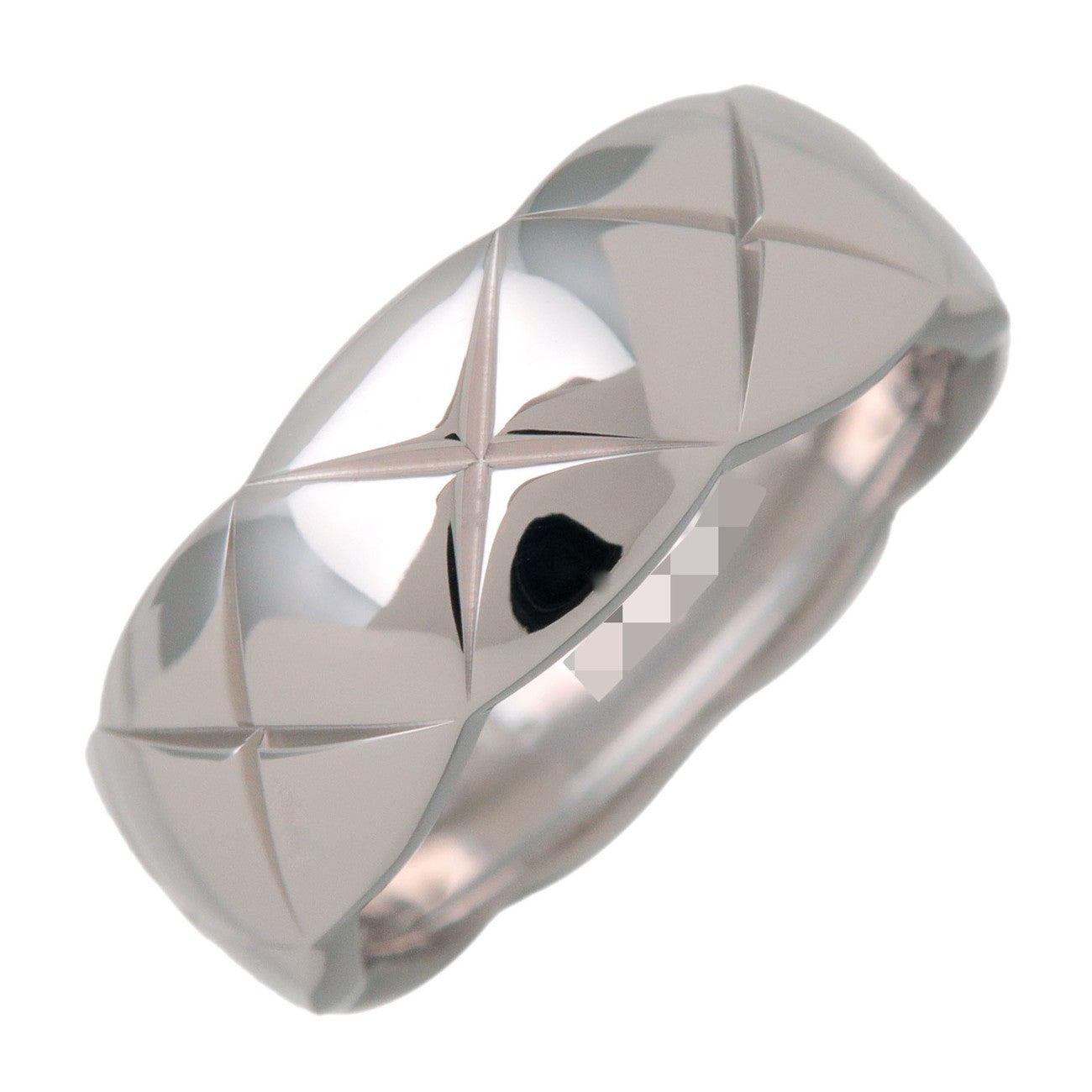 CHANEL COCO Crush Ring Medium K18 750WG White Gold #50 US5.5 J10570