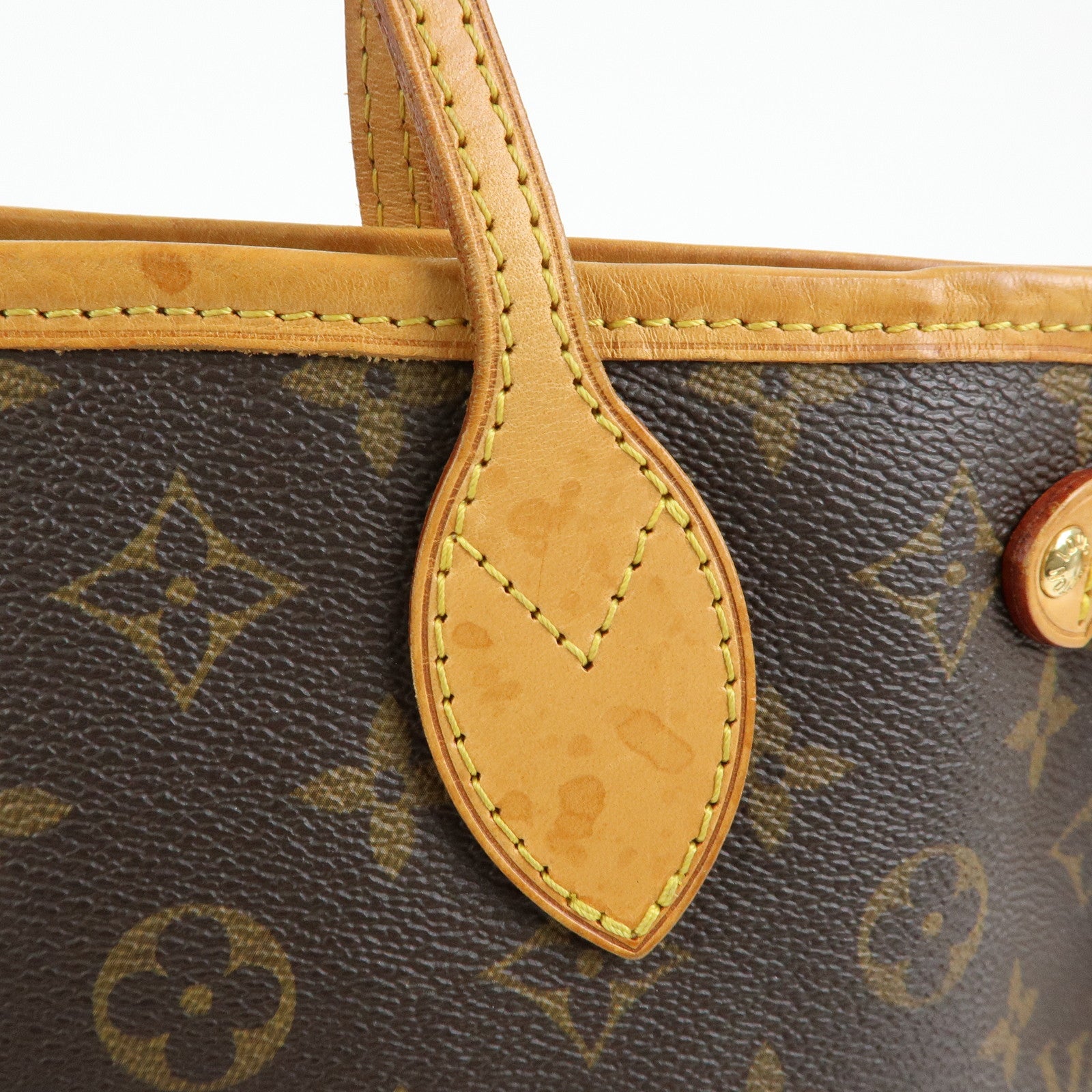 Louis Vuitton Monogram Neverfull PM Tote Bag Hand Bag Brown M40155