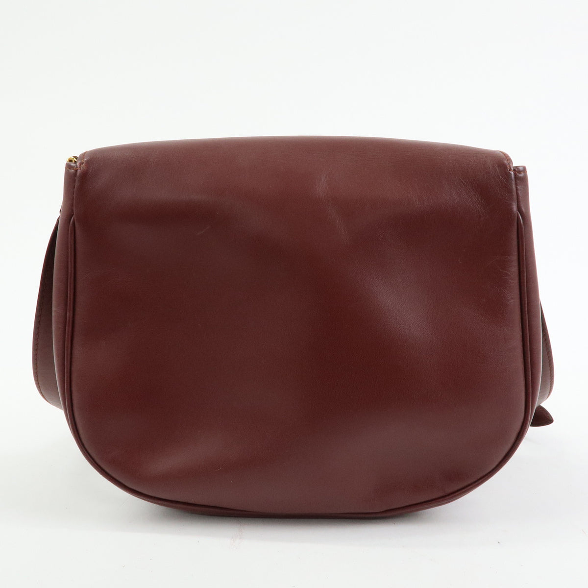 Cartier Must de Cartier Leather Shoulder Bag Crossbody Bag Bordeaux