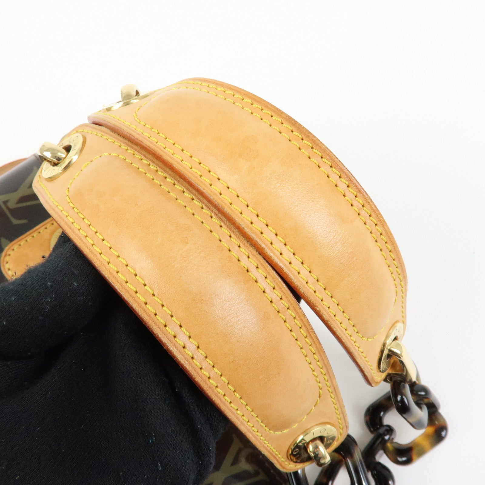 Louis Vuitton Monogram Cabas Ambre PM Tote Bag Clear Brown M92502