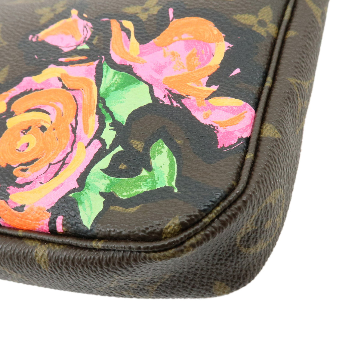 Louis Vuitton Monogram Rose Pochette Accessoires Pouch Brown M48615