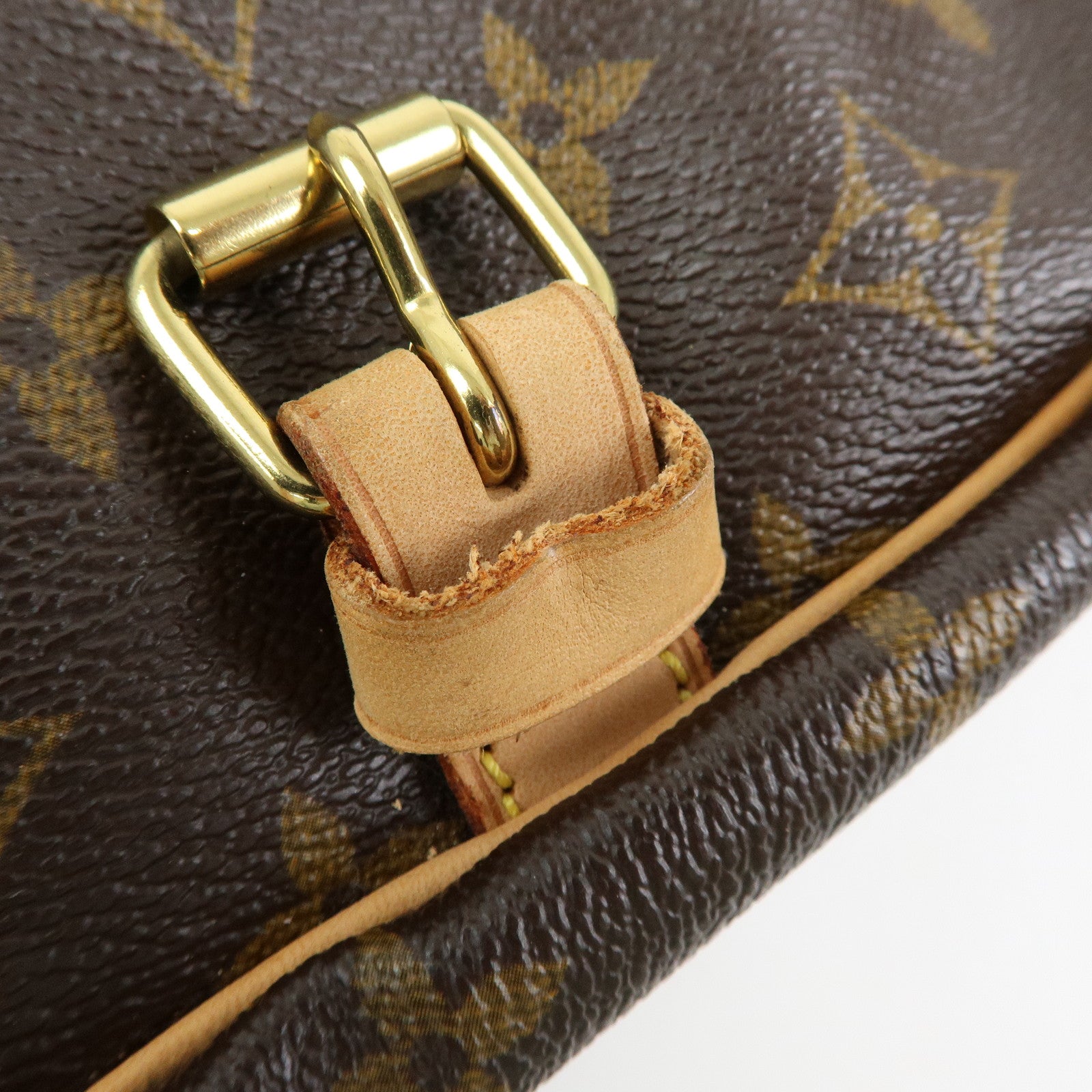 Louis Vuitton Monogram Saumur 30 Shoulder Crossbody Bag Brown M42256