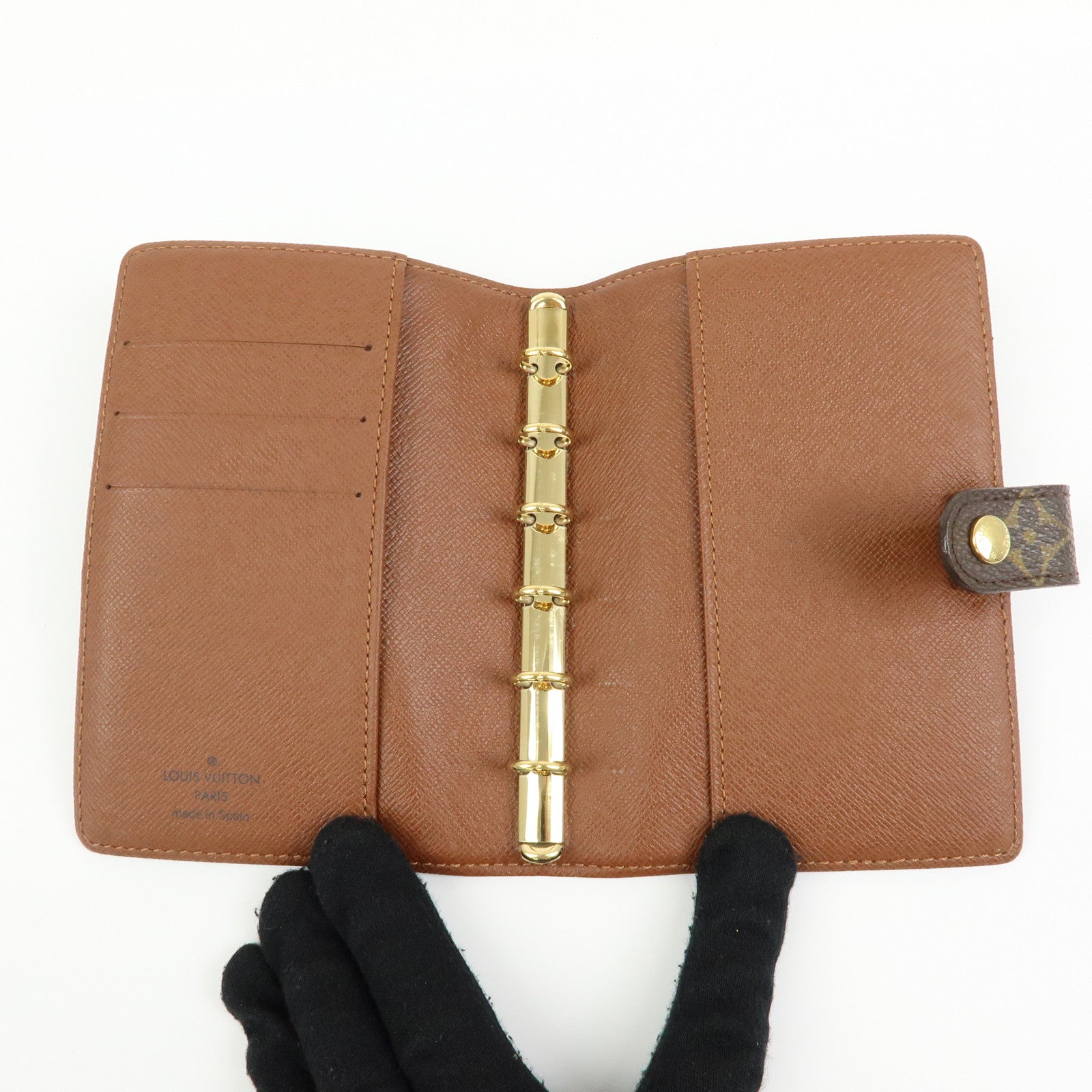 Louis Vuitton Monogram Agenda PM Planner Cover Brown R20005