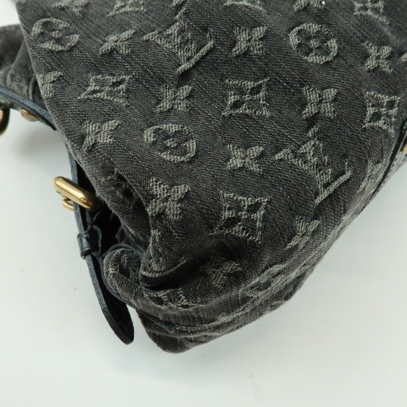 Louis Vuitton Monogram Denim Neo Cabby MM 2Way Bag Noir M95351