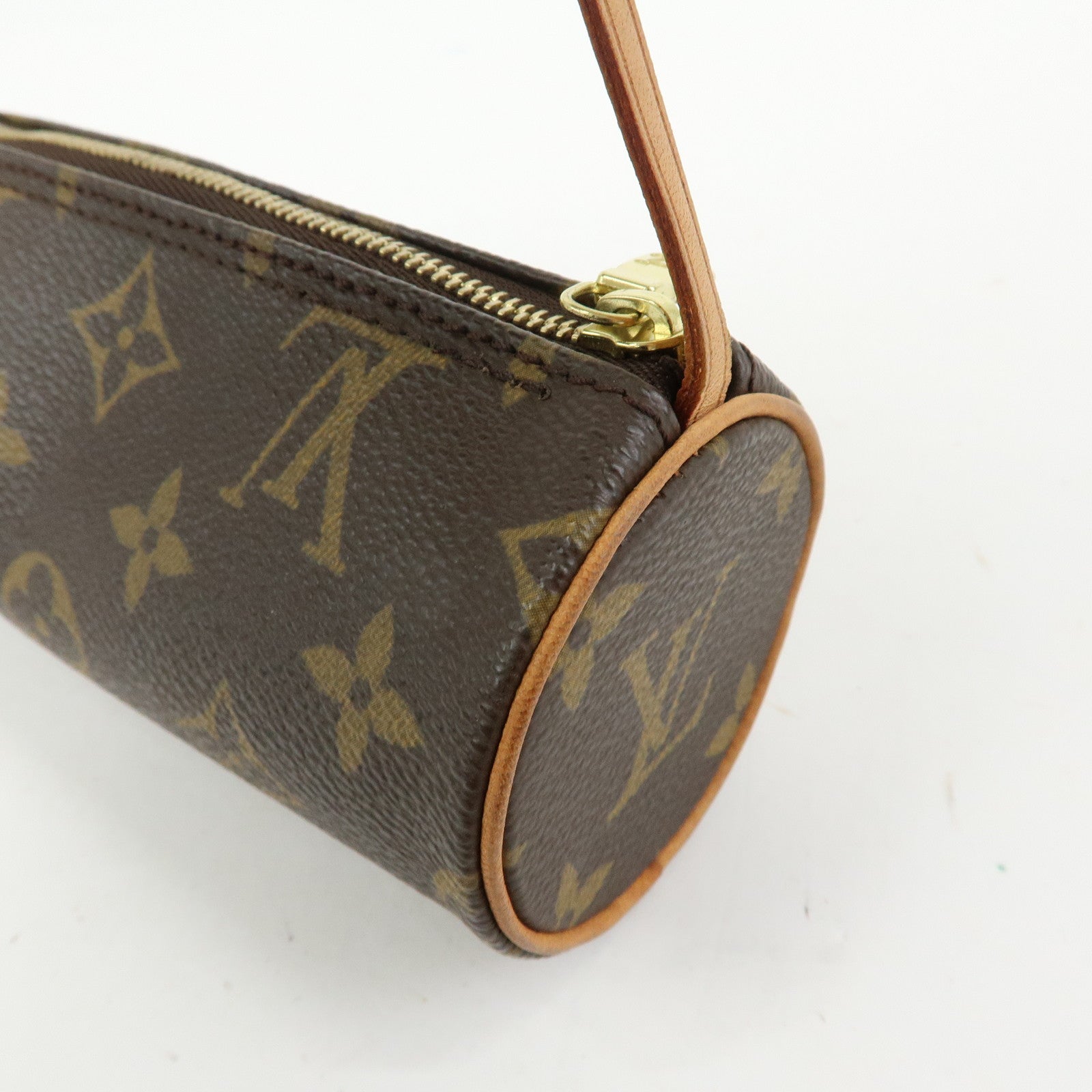 Louis Vuitton Monogram Mini Pouch for Papillon Bag Brown