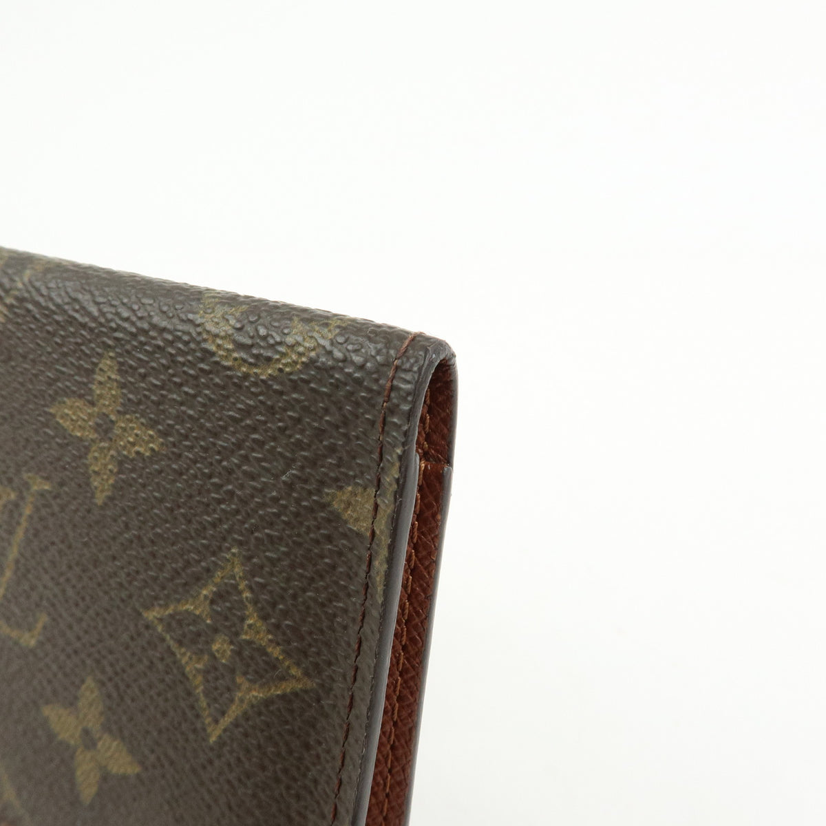 Louis Vuitton Monogram Porte 2 Cartes Vertical Card Case Brown M60533