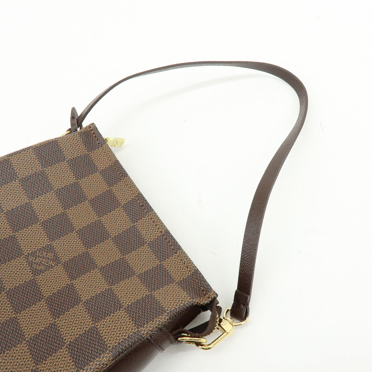 Louis Vuitton Damier Trousse Makeup Accessory Pouch Hand Bag N51982