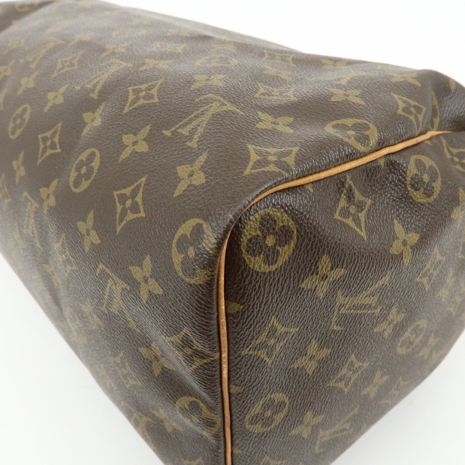 Louis Vuitton Monogram Speedy 40 Hand Bag Boston Bag Brown M41522