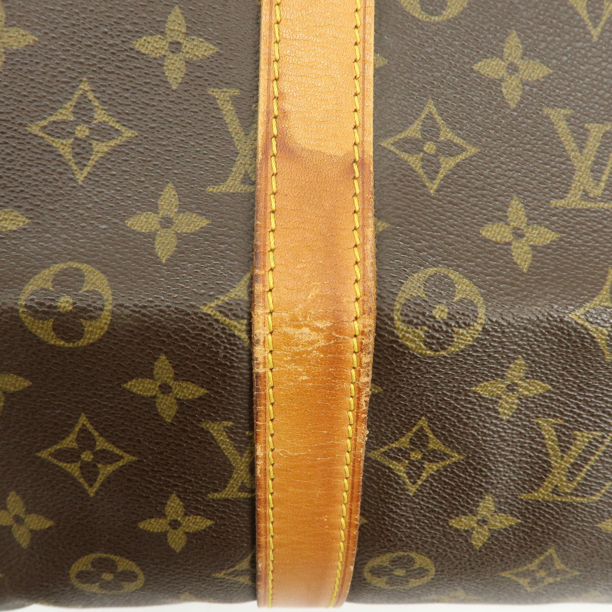 Louis Vuitton Monogram Keep All Bandouliere 55 Boston Bag M41414