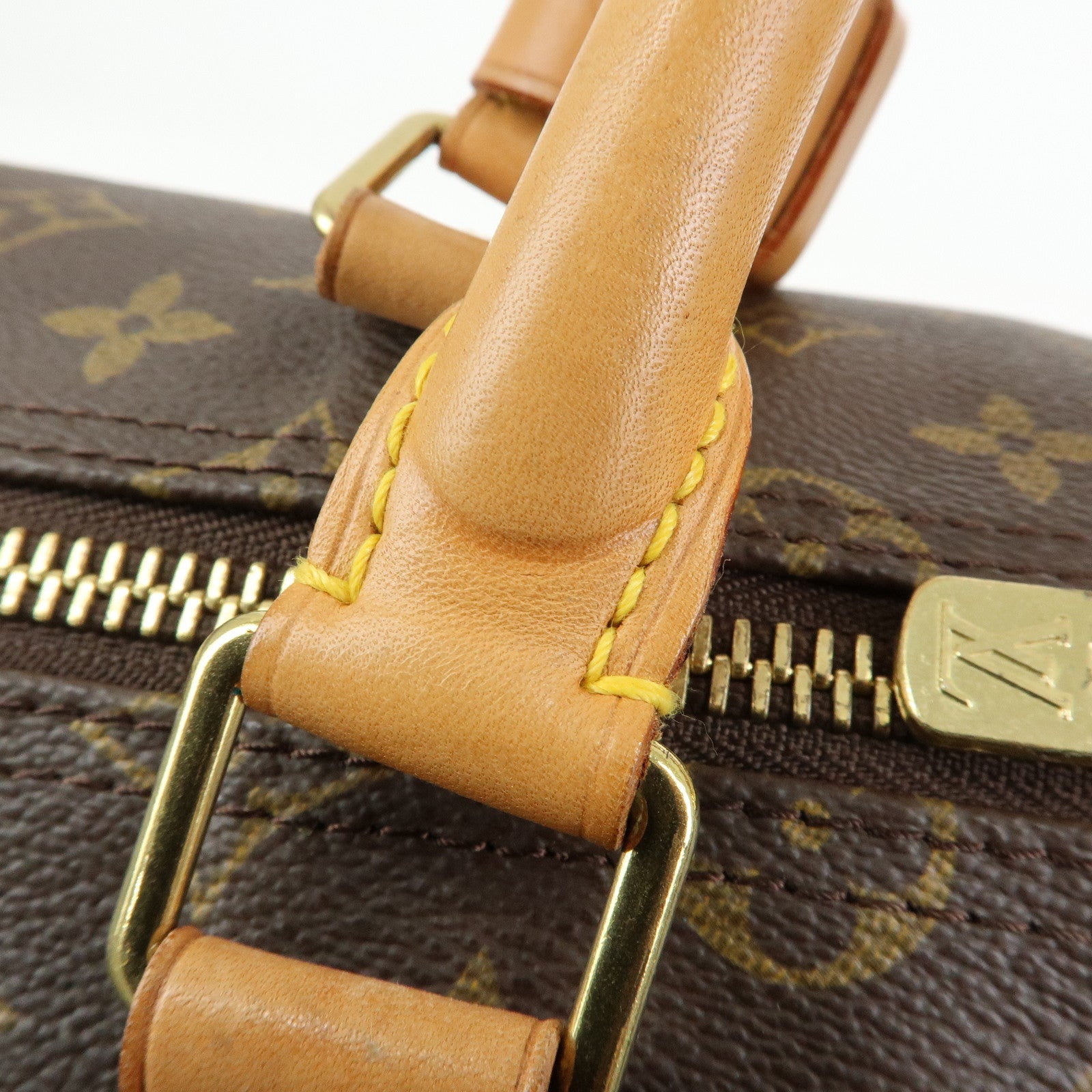 Louis Vuitton Keep All Bandouliere 55 Boston Bag Brown M41414