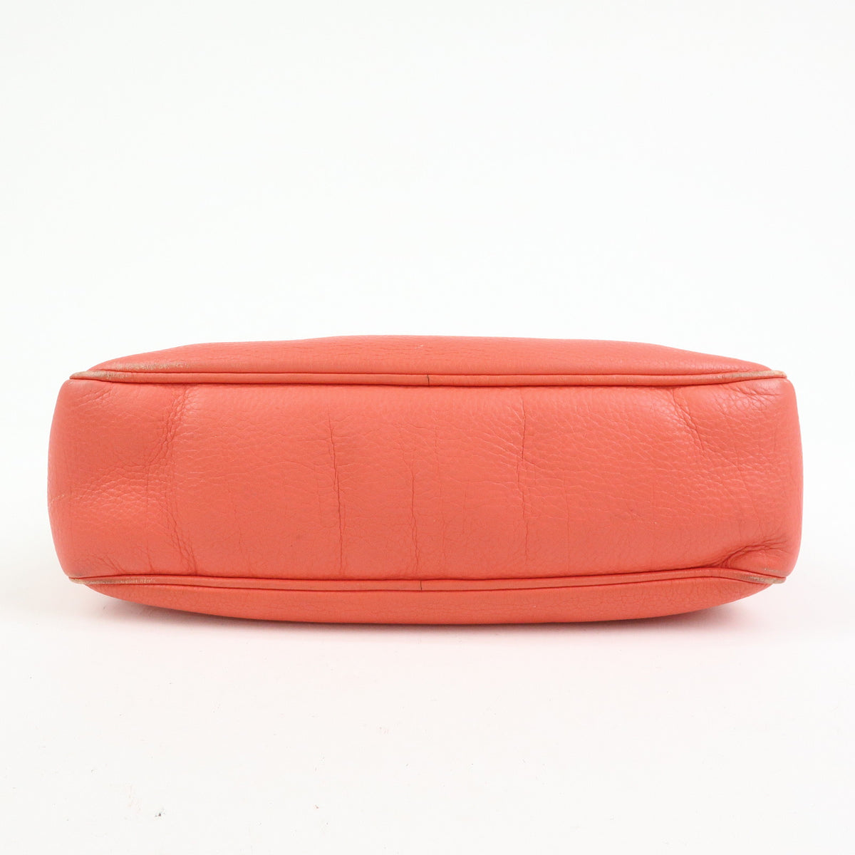 GUCCI SOHO Interlocking G Leather Chain Shoulder Bag Coral 308983