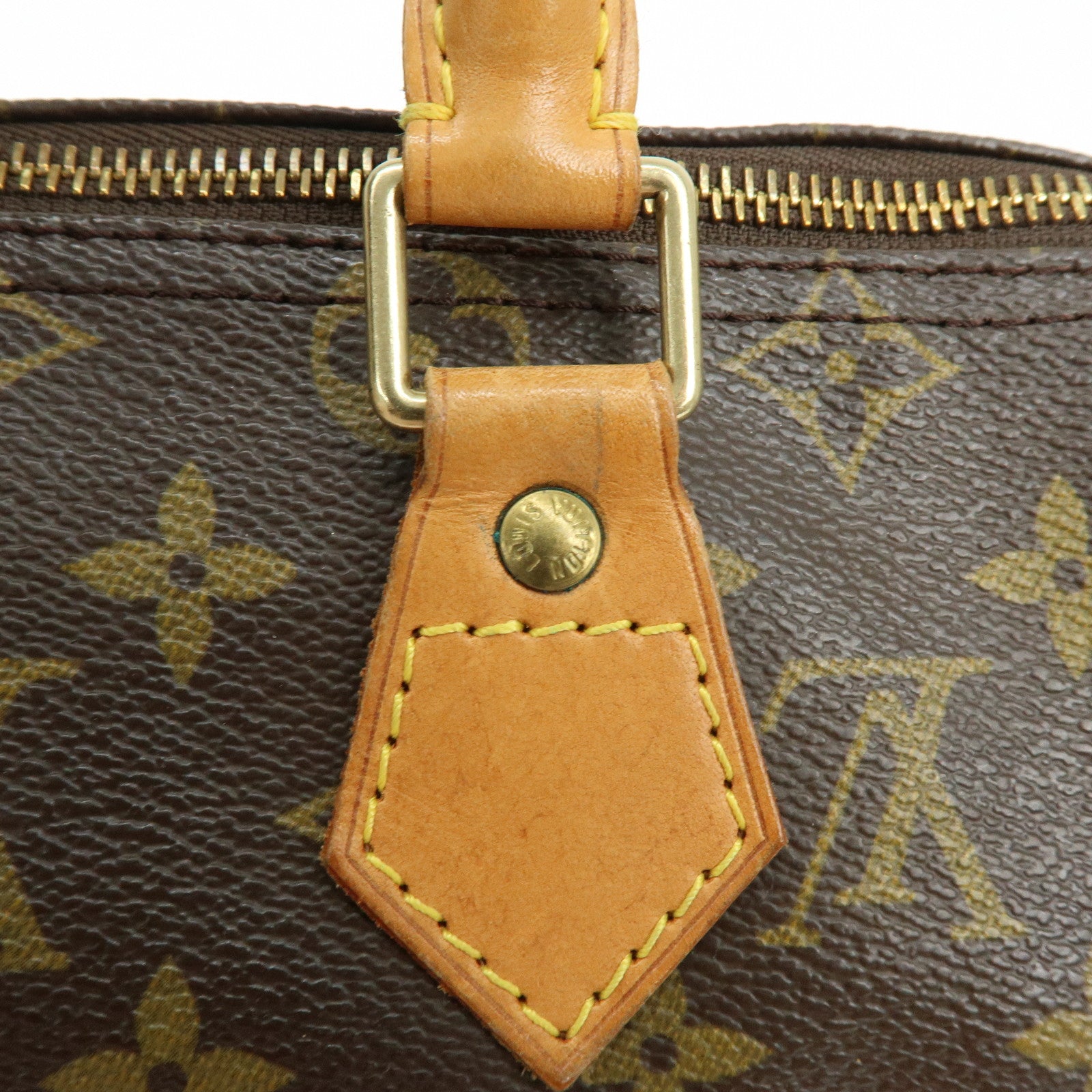 Louis Vuitton Monogram Speedy 25 Boston Bag Hand Bag Brown M41528