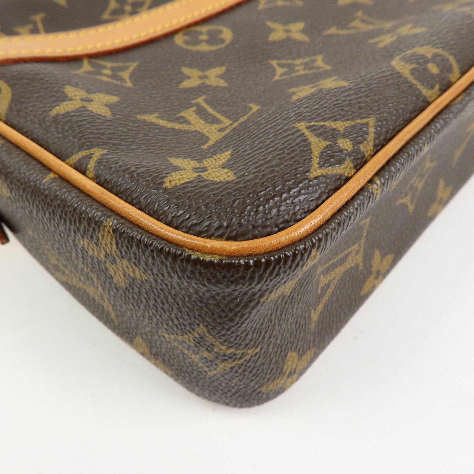 Louis Vuitton Monogram Compiegne 23 Pouch Clutch Bag Brown M51845