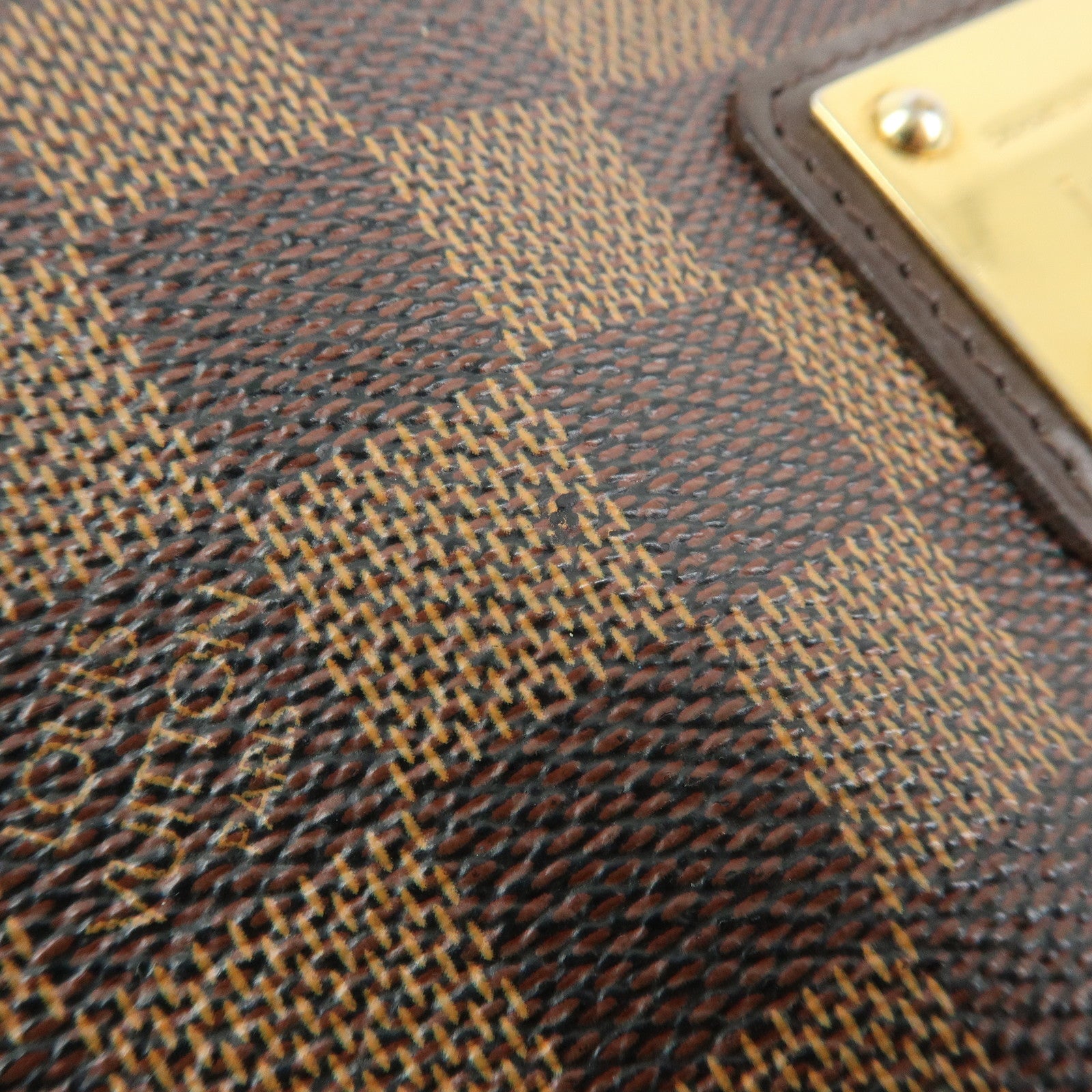 Louis Vuitton Damier Ebene Eva 2Way Hand Bag Chain Shoulder Bag N55213