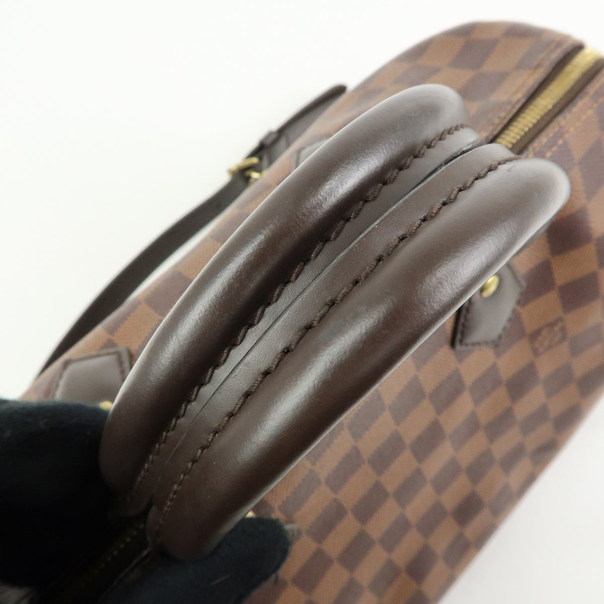 Louis Vuitton Damier Speedy Bandouliere 30 Boston Bag Brown N41367