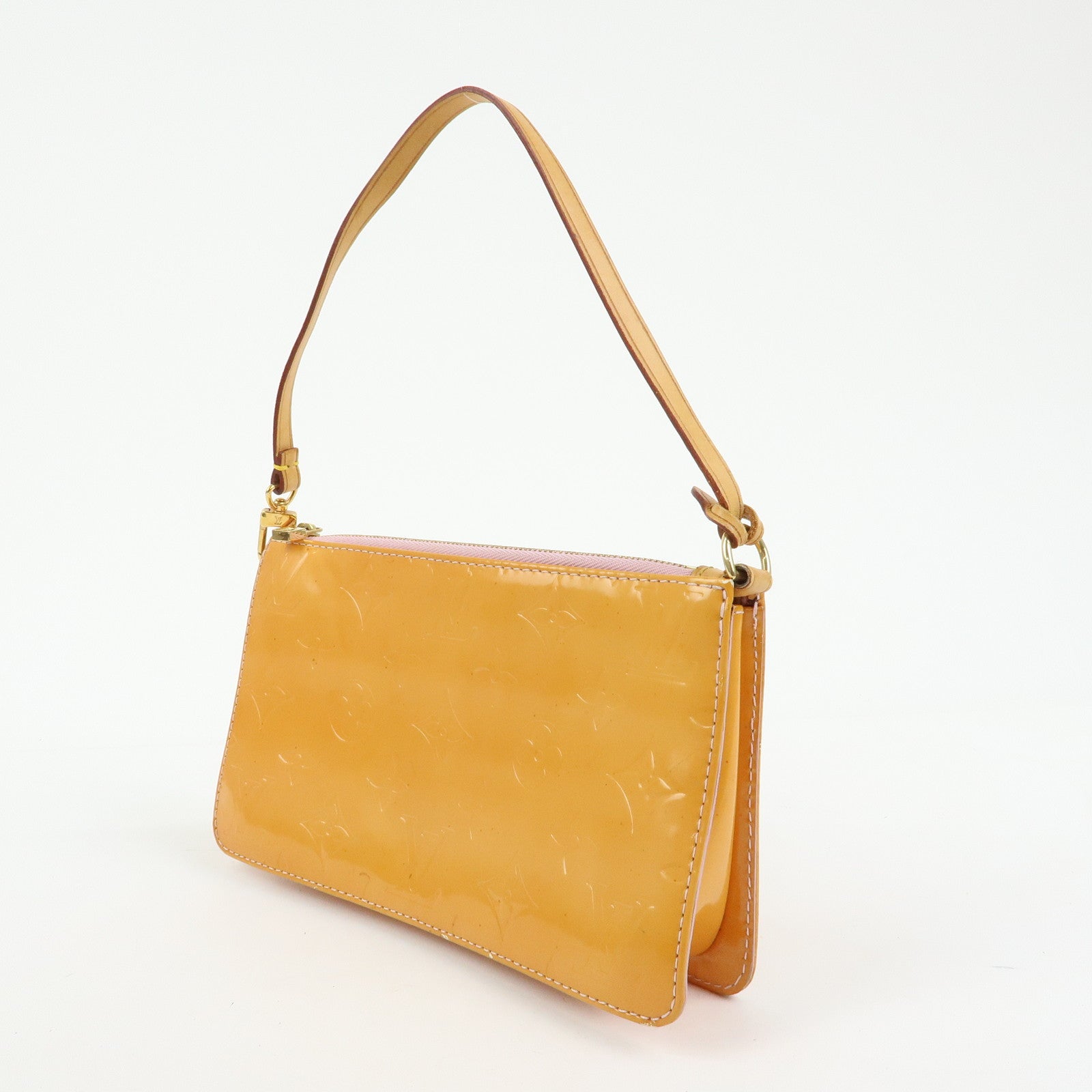 Louis Vuitton Monogram Vernis Lexington Accessoires Pouch Orange M91057