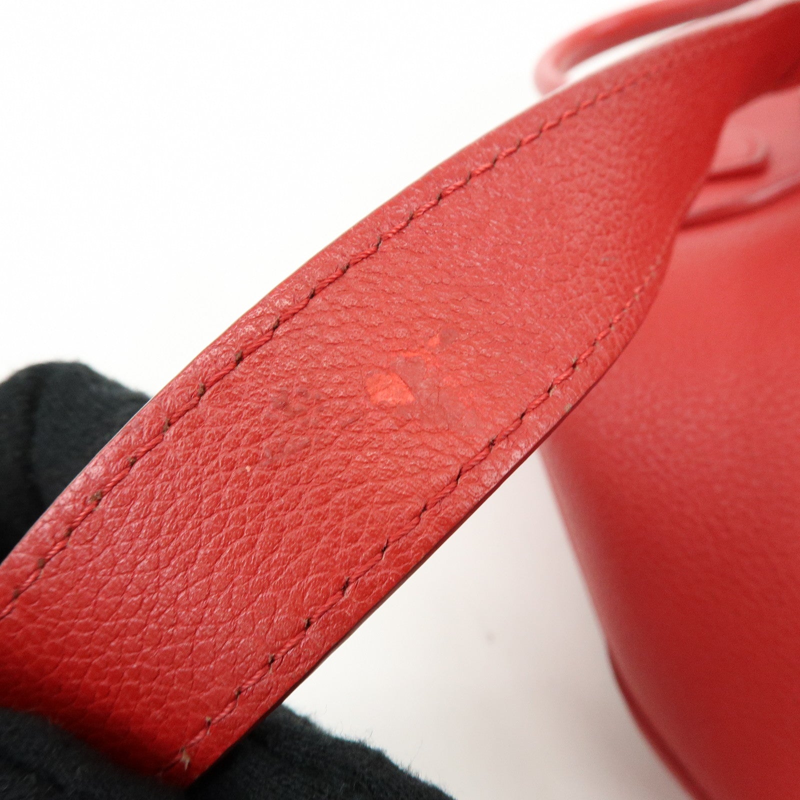 Louis Vuitton Lockme Taurillon Leather Backpack Rucksack Ruby M41818