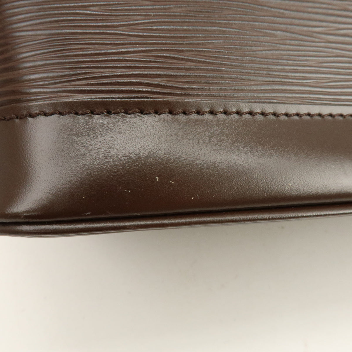 Louis Vuitton Epi Alma Leather Hand Bag Mocha Brown M5214D