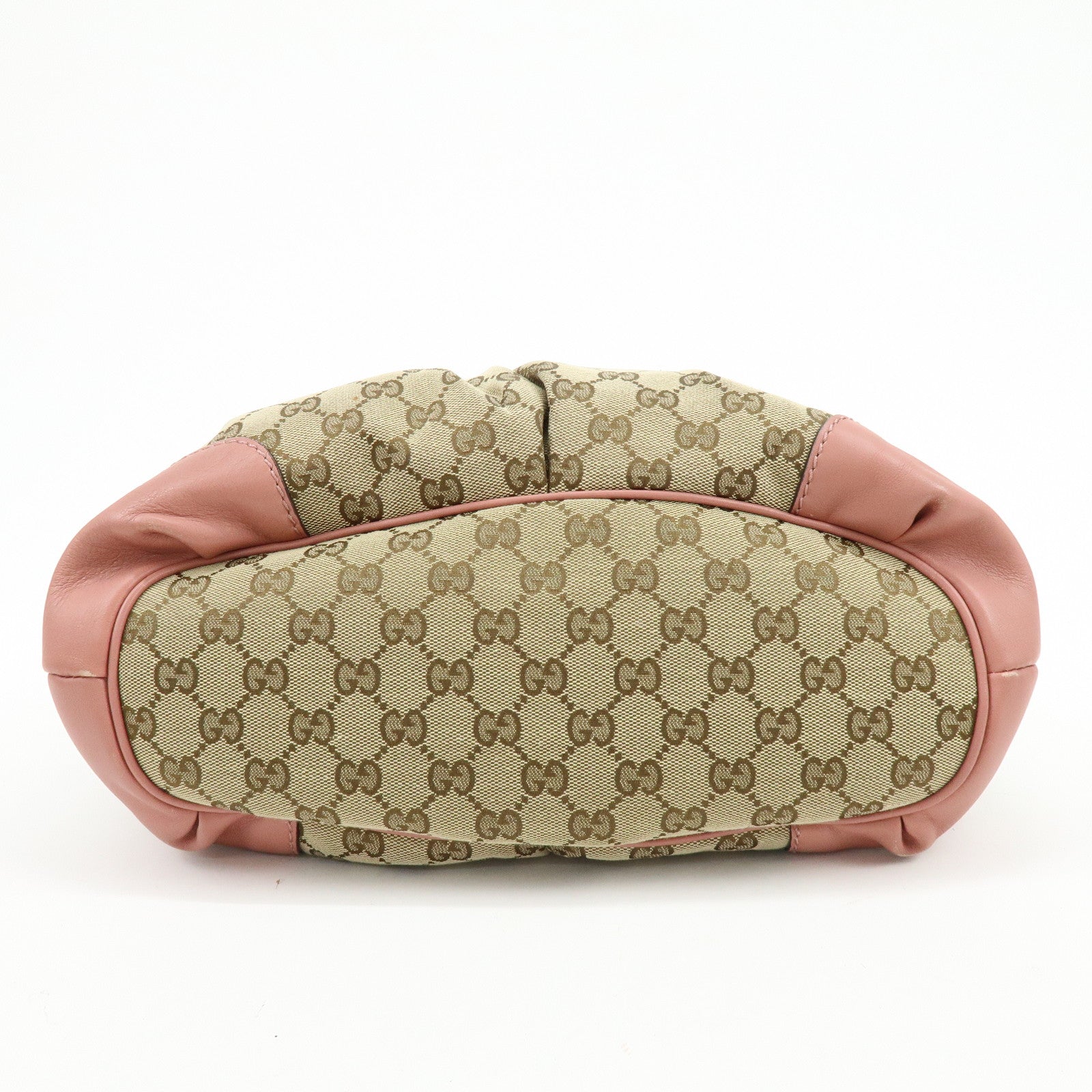 GUCCI Sukey GG Canvas Leather 2Way Shoulder Bag Pink 247902
