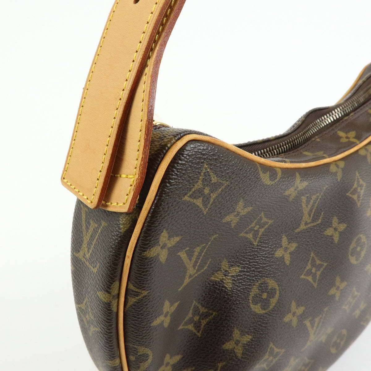 Louis Vuitton Monogram Croissant MM Shoulder Bag Hand Bag Brown M51512