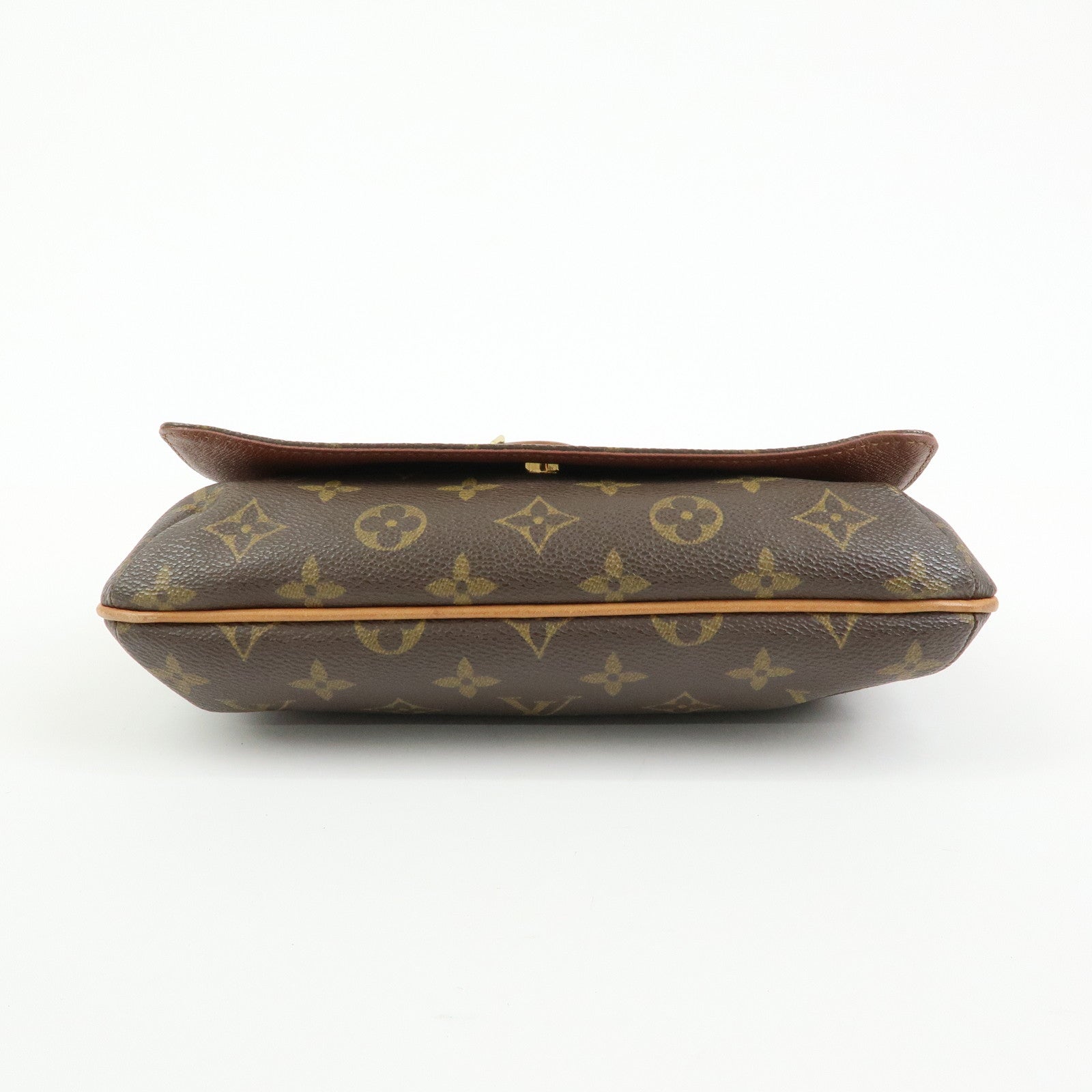 Louis Vuitton Monogram Musette Tango Short Shoulder Bag Brown M51257