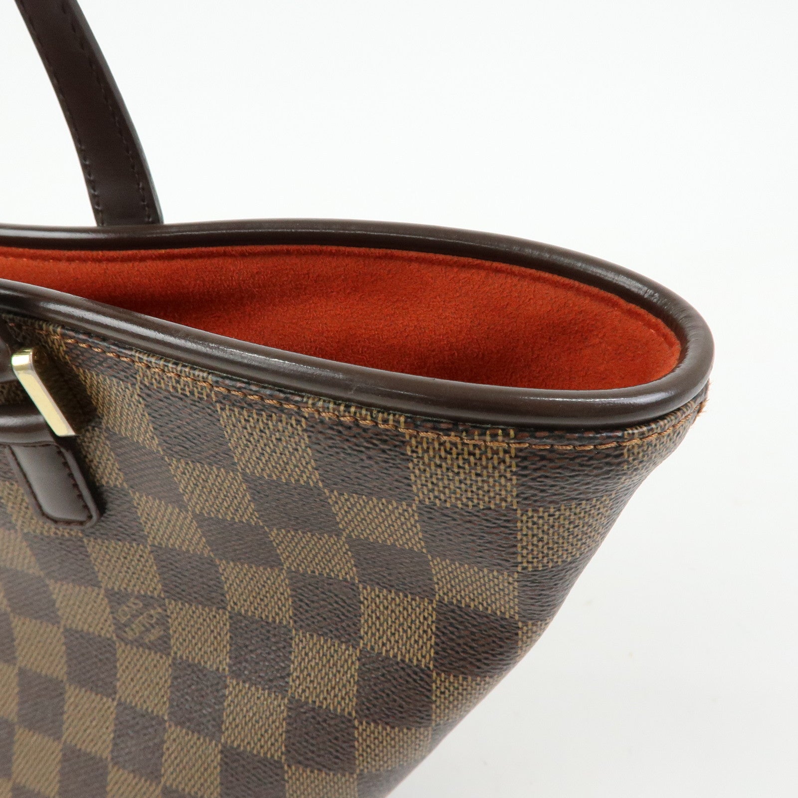 Louis Vuitton Manosque PM Damier Canvas Tote Bag Ebene N51121
