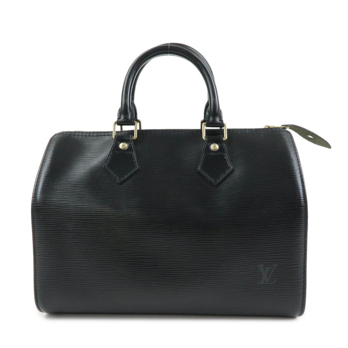 Louis Vuitton Epi Leather Speedy 25 Hand Bag Boston Bag Noir M59032