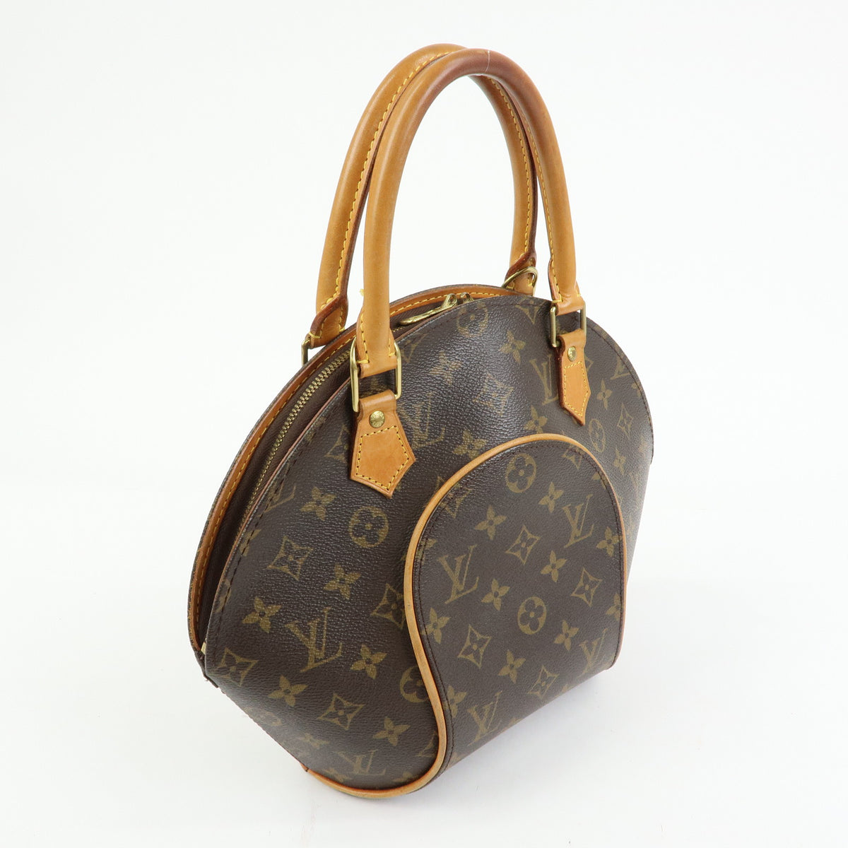 Louis Vuitton Monogram Ellipse PM Hand Bag Brown M51127