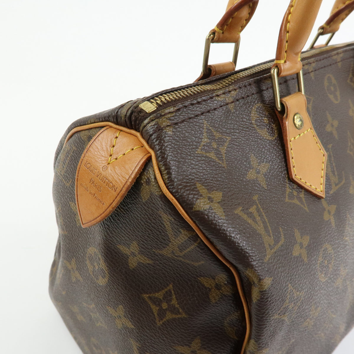 Louis Vuitton Monogram Speedy 30 Boston Bag Hand Bag Brown M41526