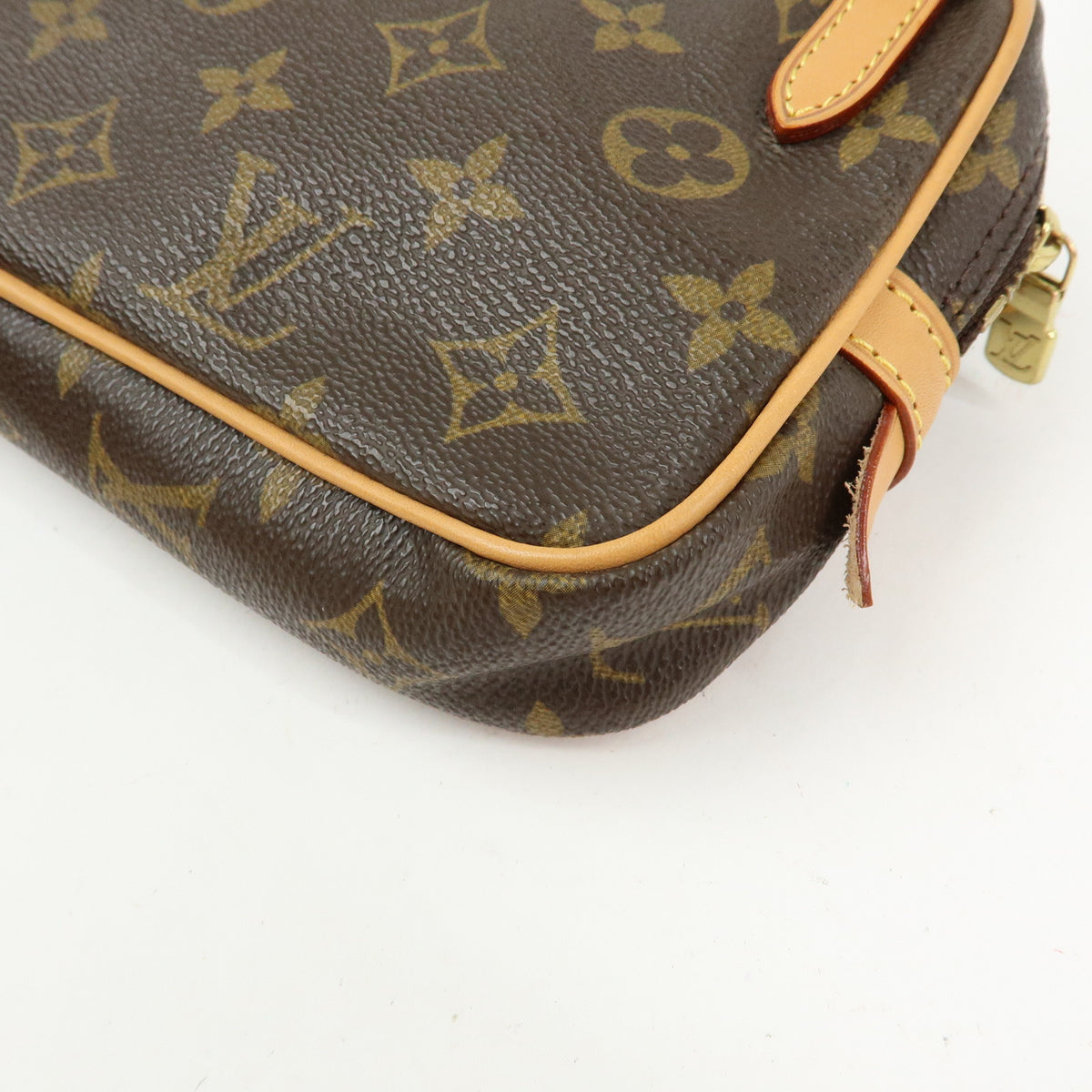 Louis Vuitton Monogram Pochette Marly Bandouliere Bag Brown M51828