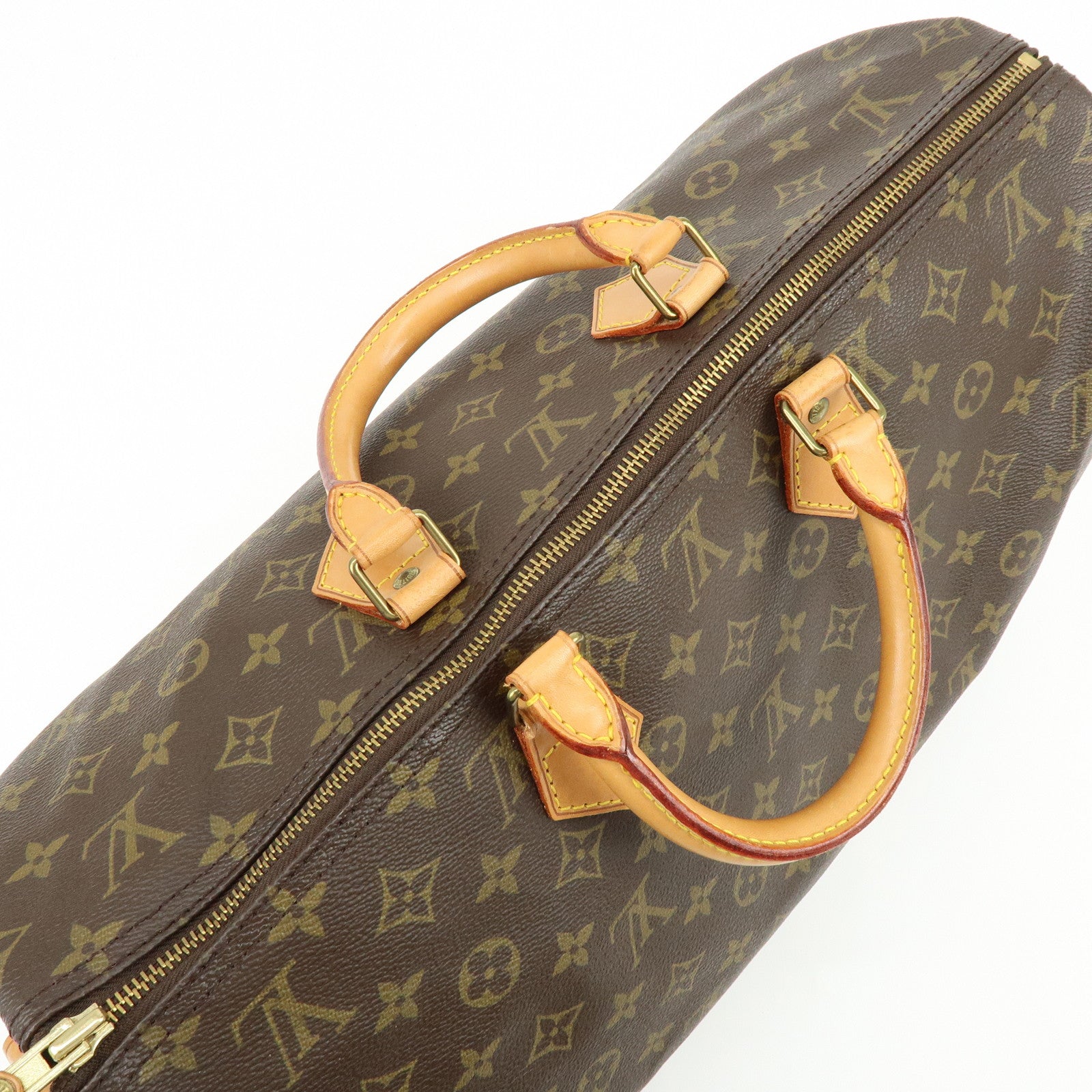 Louis Vuitton Monogram Speedy 40 Hand Bag Boston Bag Brown M41522