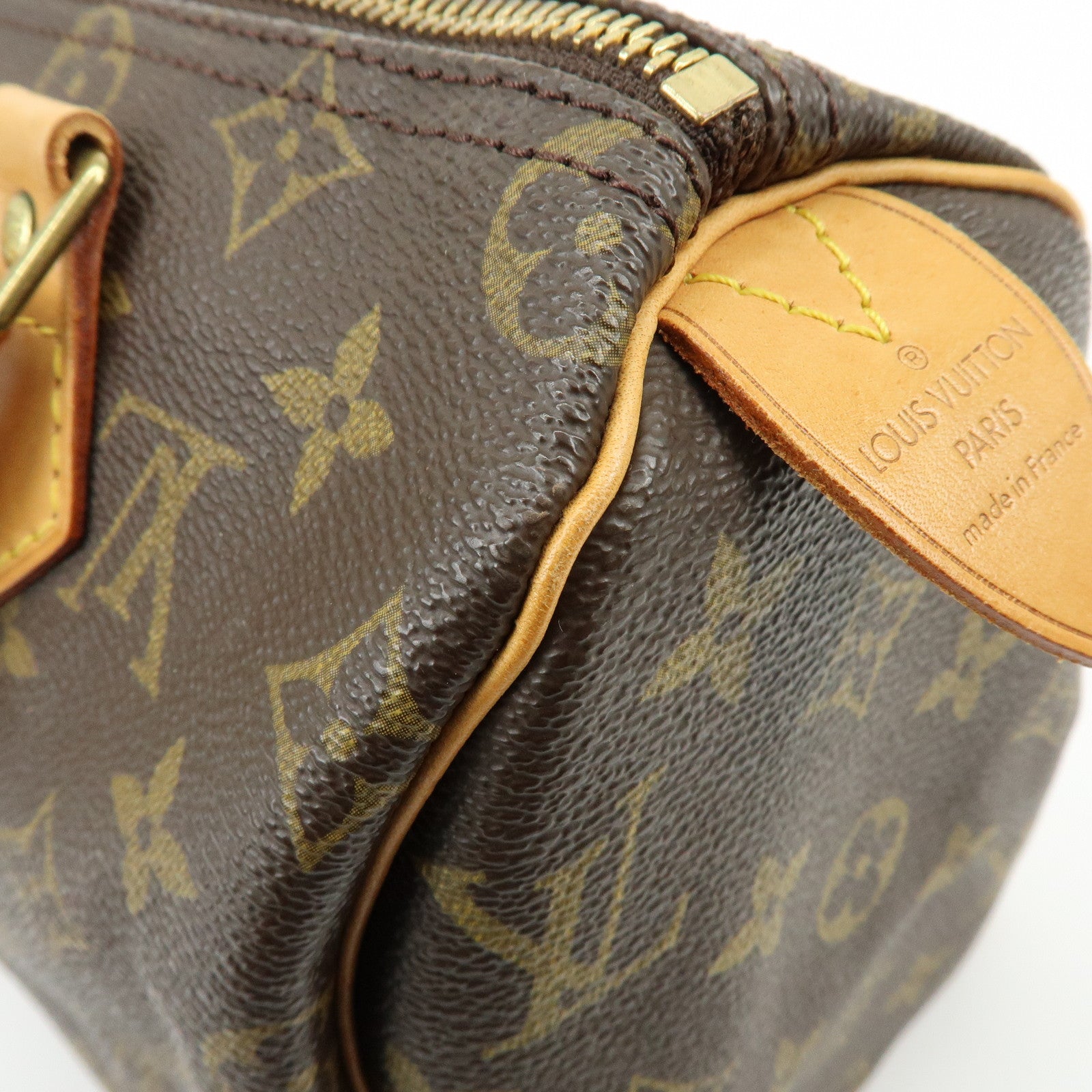 Louis Vuitton Monogram Speedy 25 Boston Bag Hand Bag Brown M41528
