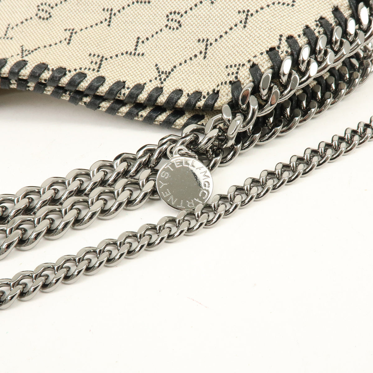 STELLA MCCARTNEY Falabella Faux Leather 2Way Bag Shoulder Bag Beige